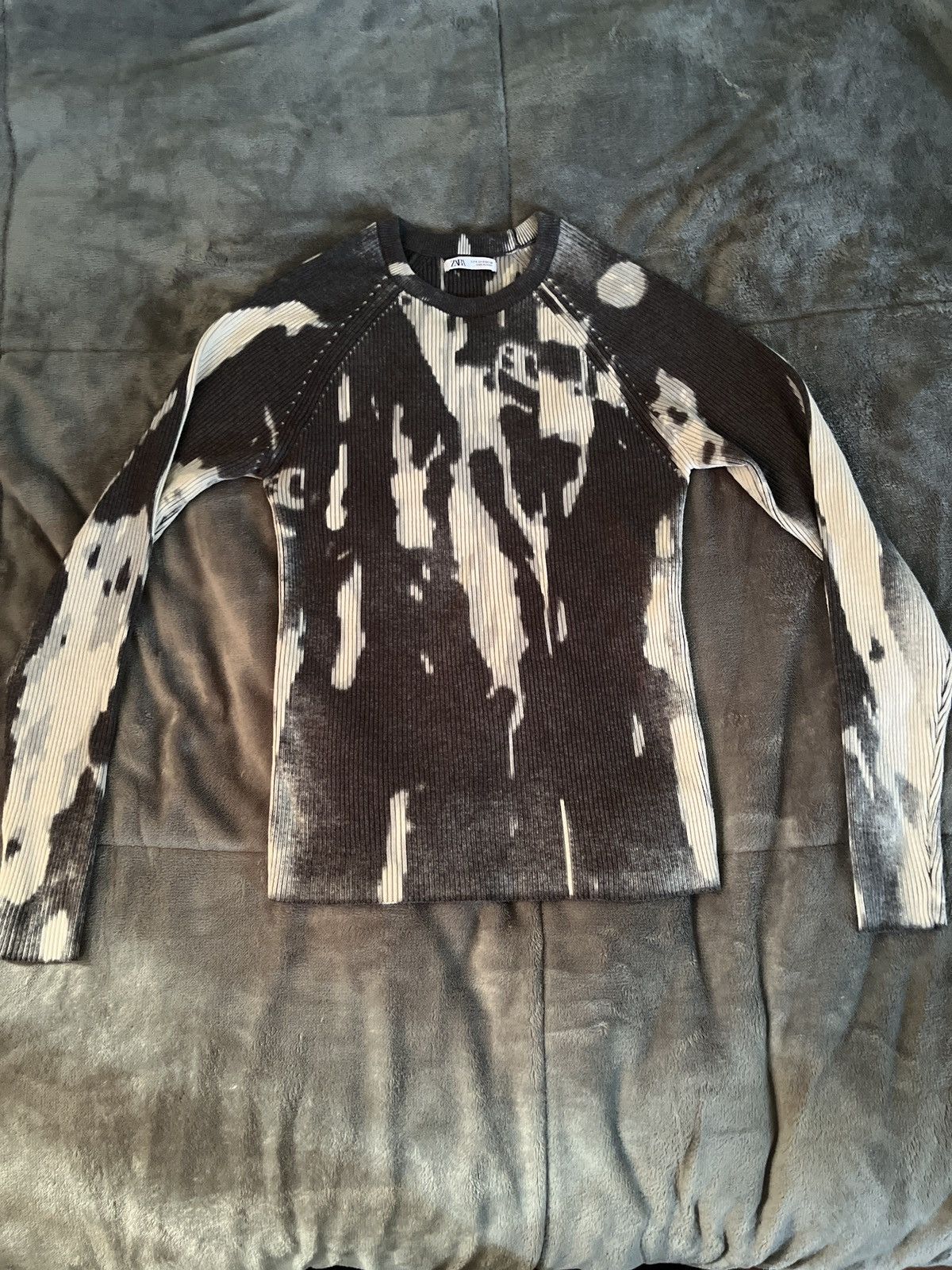 Zara Printed Knit Sweater Size US XS / EU 42 / 0 - 3 Thumbnail