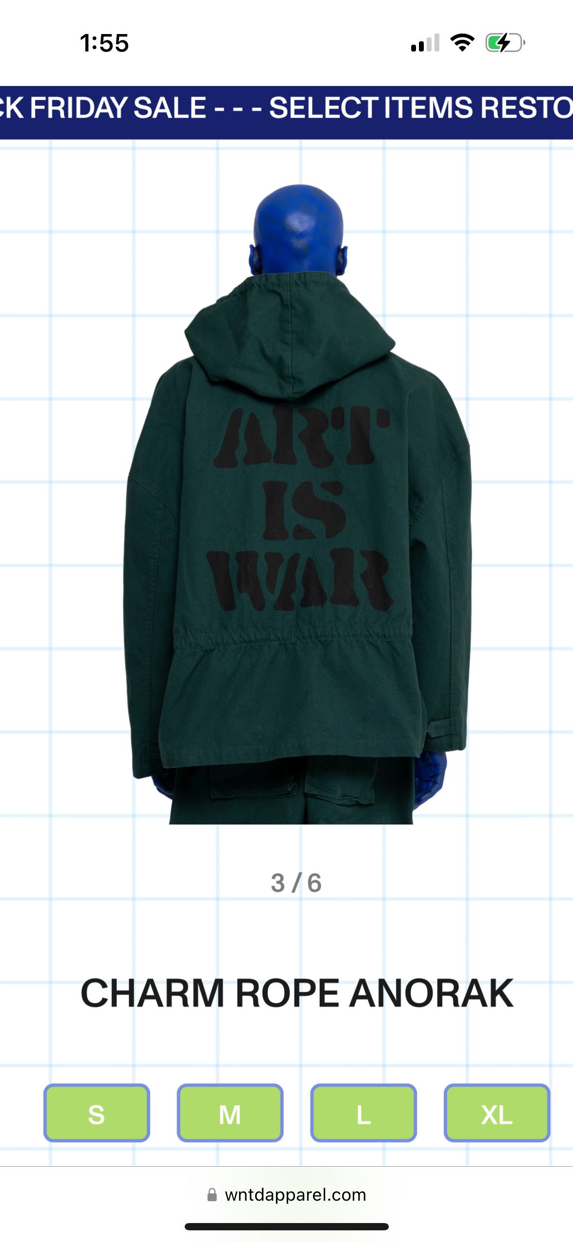 Other WNTD Apparel CHARM ROPE ANORAK Size US M / EU 48-50 / 2 - 2 Thumbnail