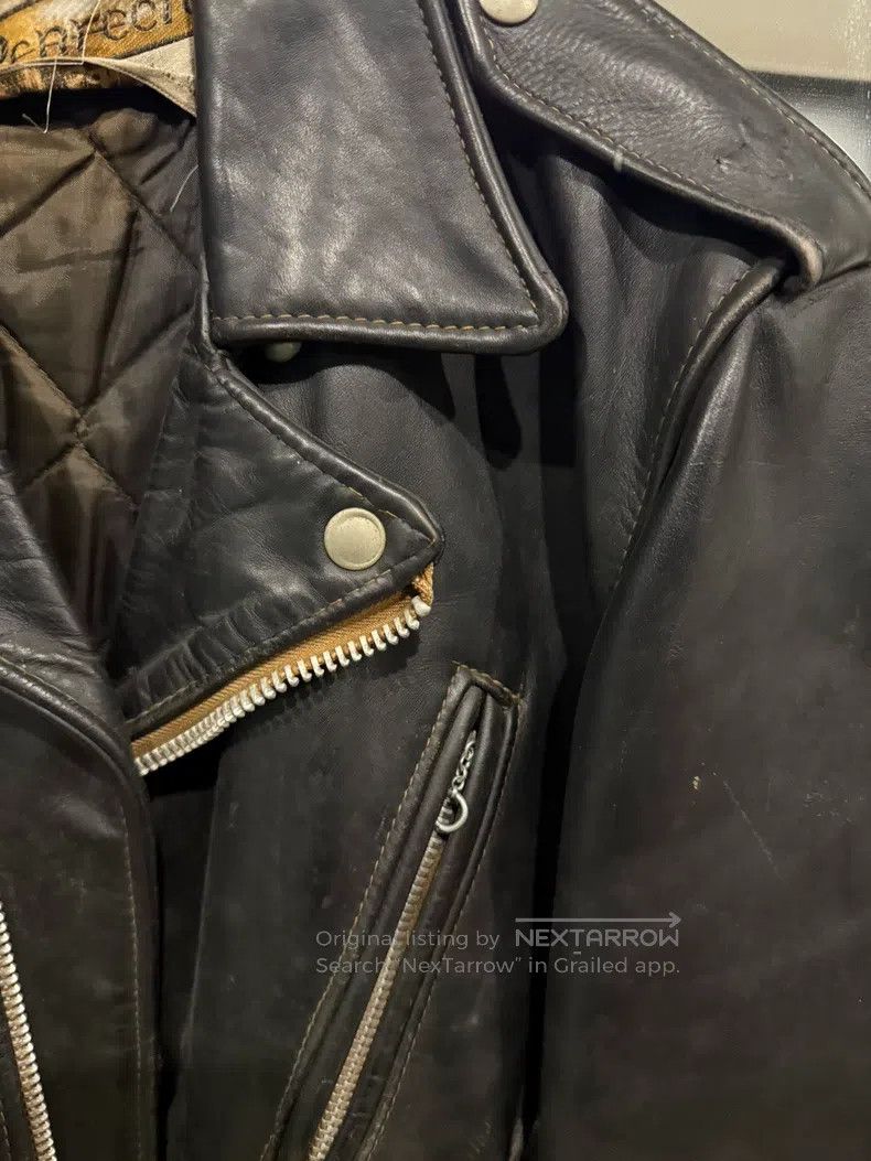 Schott Schott 613H Motorcycle Leather Jacket Size US M / EU 48-50 / 2 - 2 Thumbnail