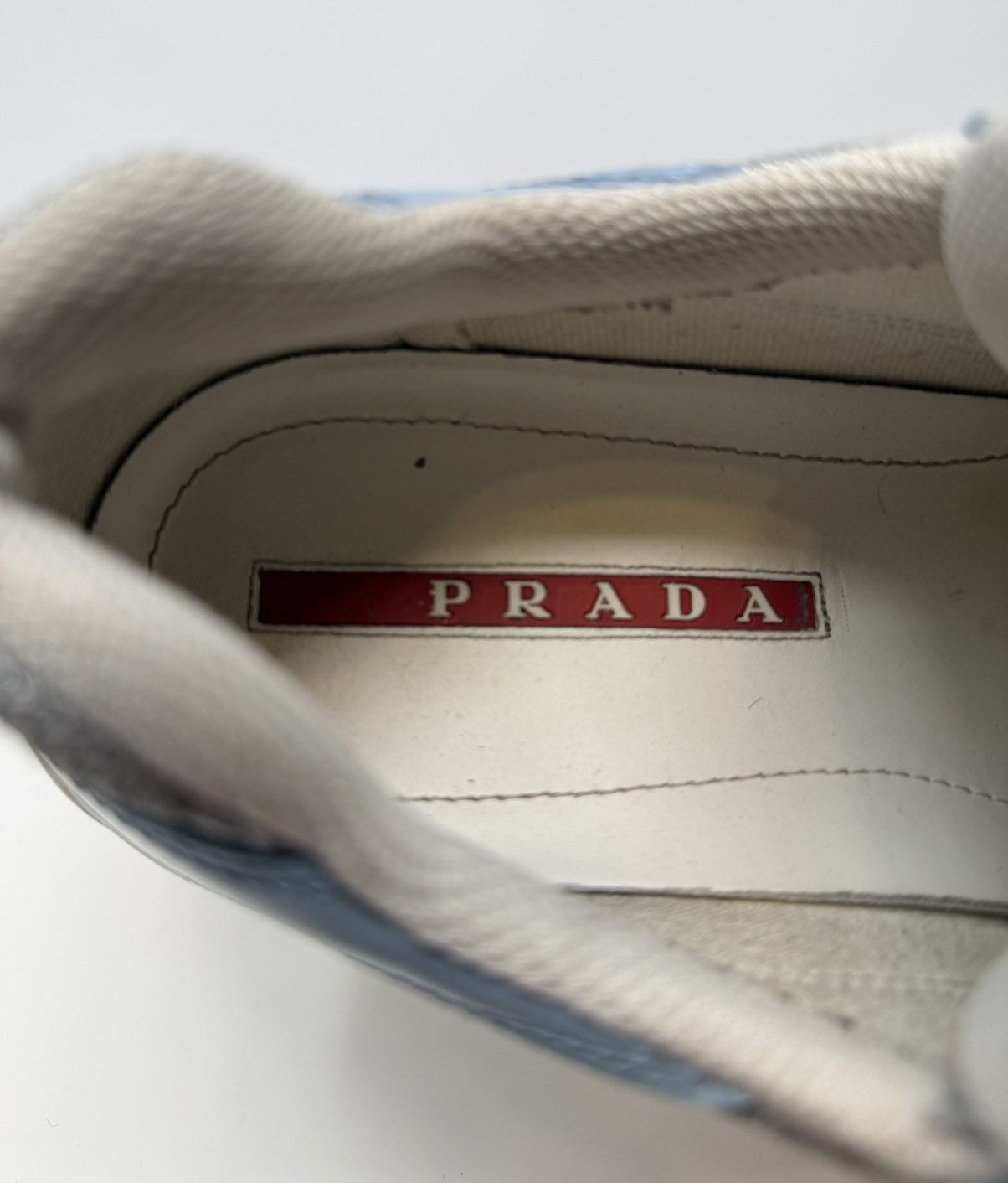 Prada Prada Americas Cup Sneaker Light Blue Size US 8.5 / EU 41-42 - 8 Thumbnail