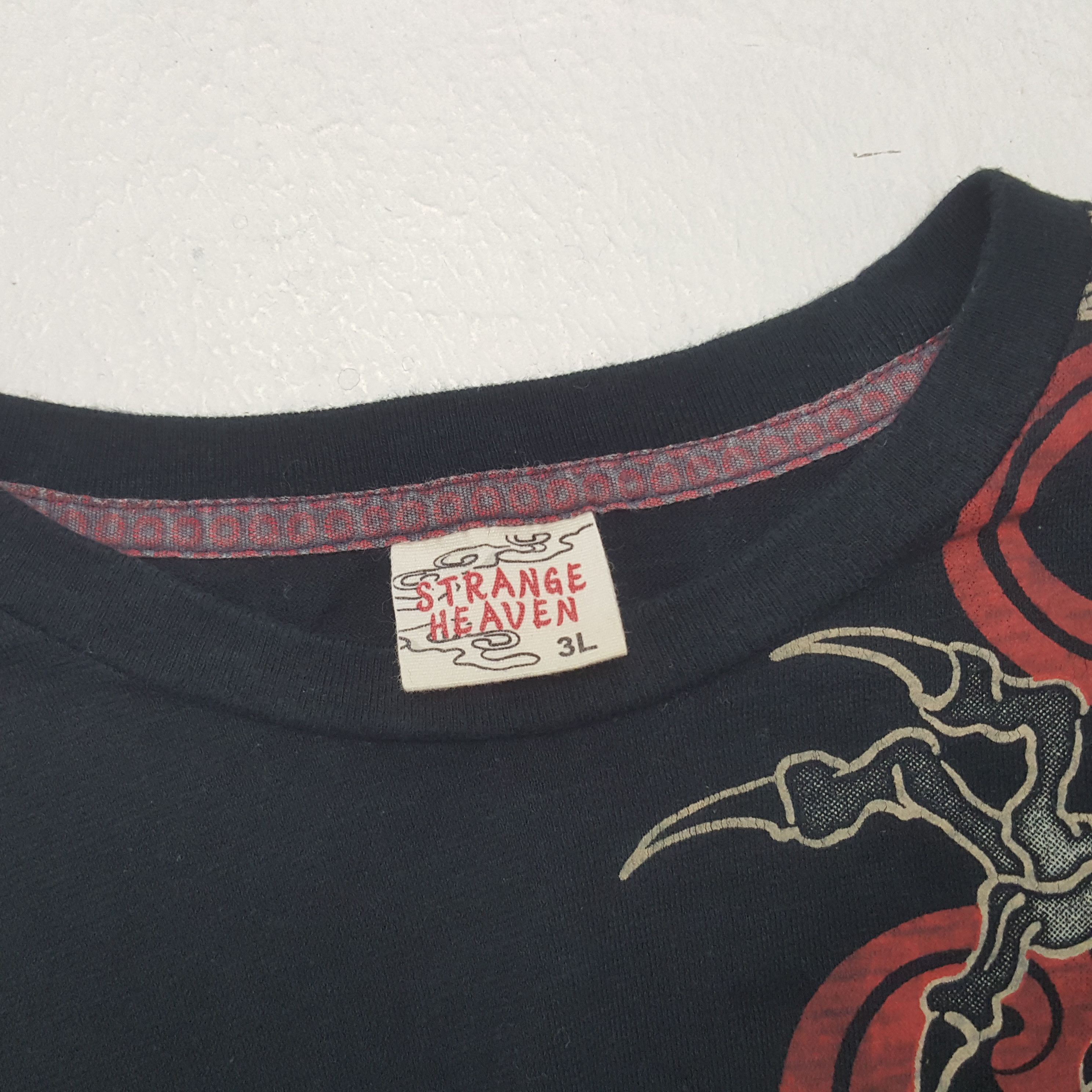 Japanese Brand × Vintage Vintage Strange Heaven Japanese Brand Long Sleeve Tshirt Size US L / EU 52-54 / 3 - 3 Thumbnail