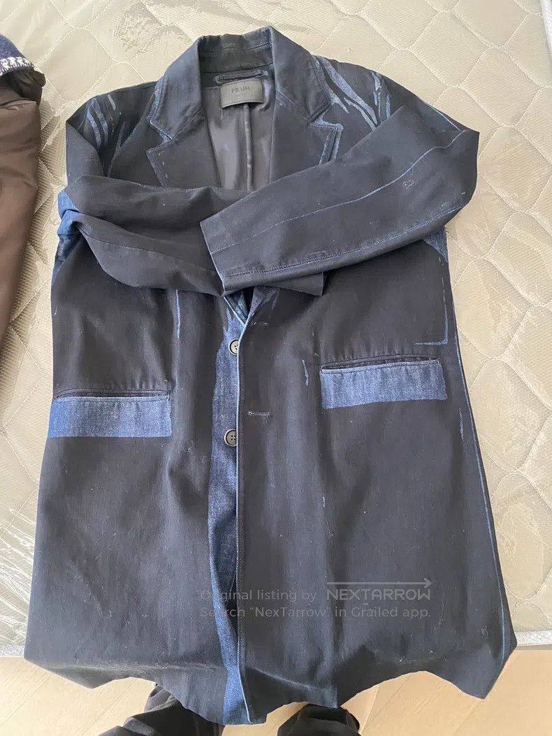 Prada Prada Denim windbreaker jacket Size US S / EU 44-46 / 1 - 1 Thumbnail