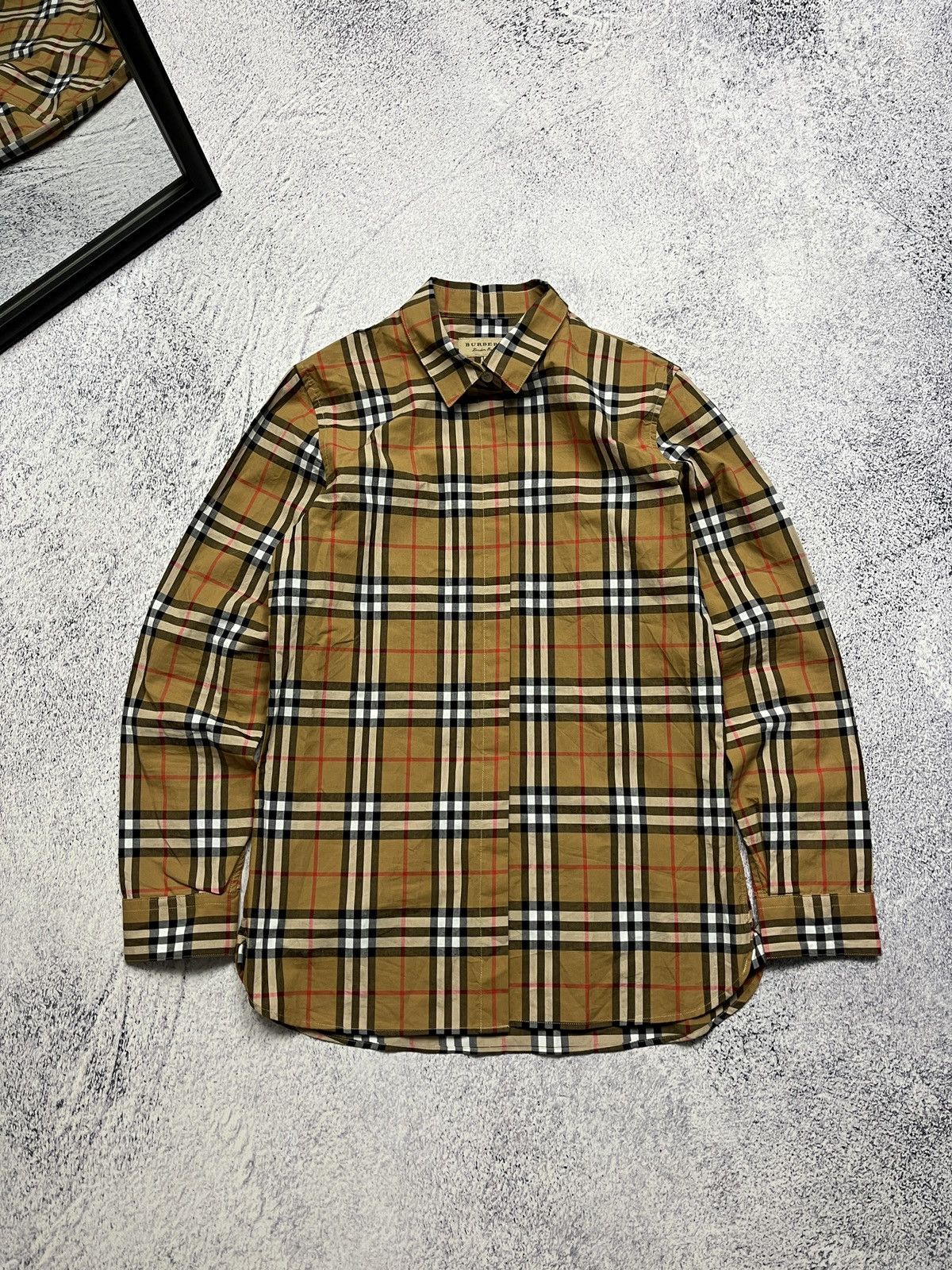 Burberry Burberry London England Nova Check Full Pattern Shirt Luxury Size S / US 4 / IT 40 - 1 Thumbnail