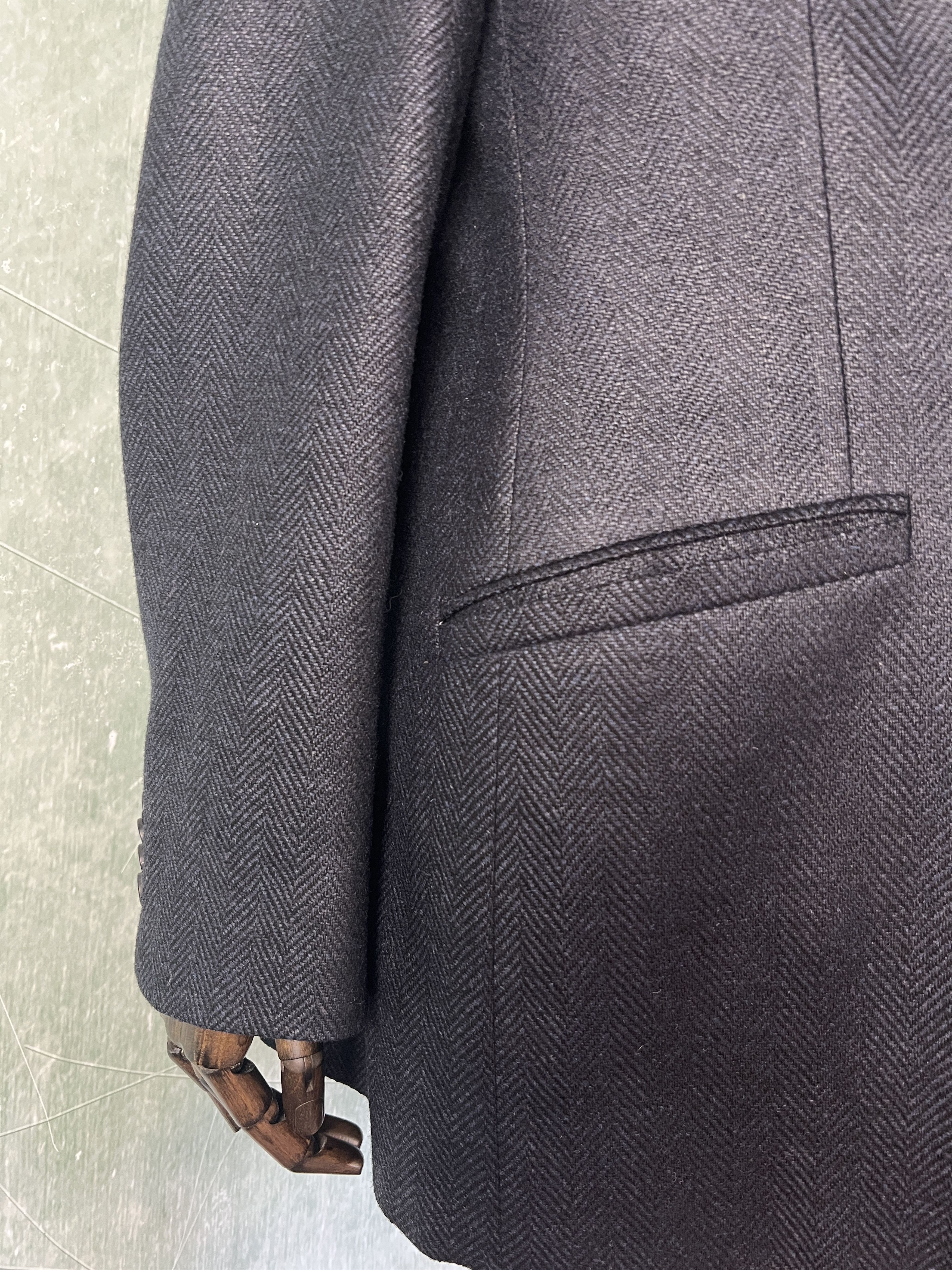 Versace Versace Collection Wool Blazer Jacket Herringbone Size 56R Size 54R - 8 Thumbnail