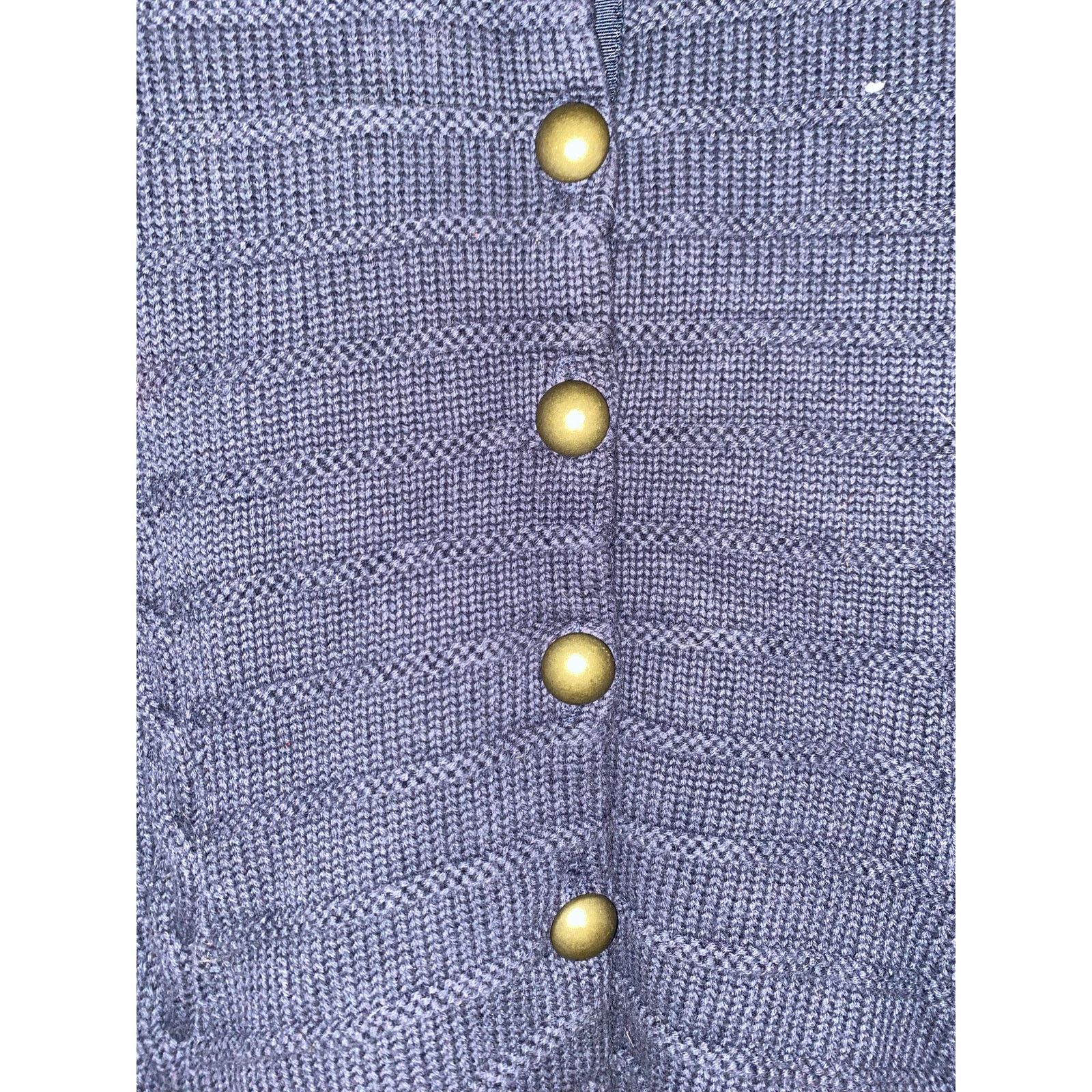 Tommy Hilfiger Tommy Hilfiger Navy Blue Women's 2X Cardigan Size XXL / US 16-18 / IT 52-54 - 5 Thumbnail