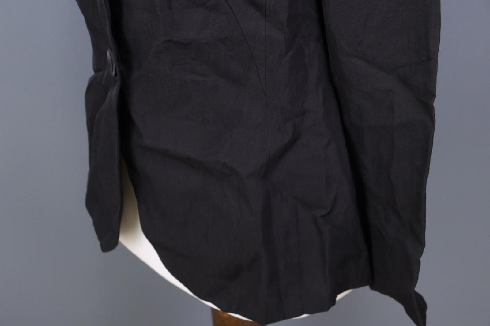 Marimekko MARIMEKKO Ritva Falla Black Cropped Blazer Jacket Size 40+ Size M / US 6-8 / IT 42-44 - 7 Thumbnail