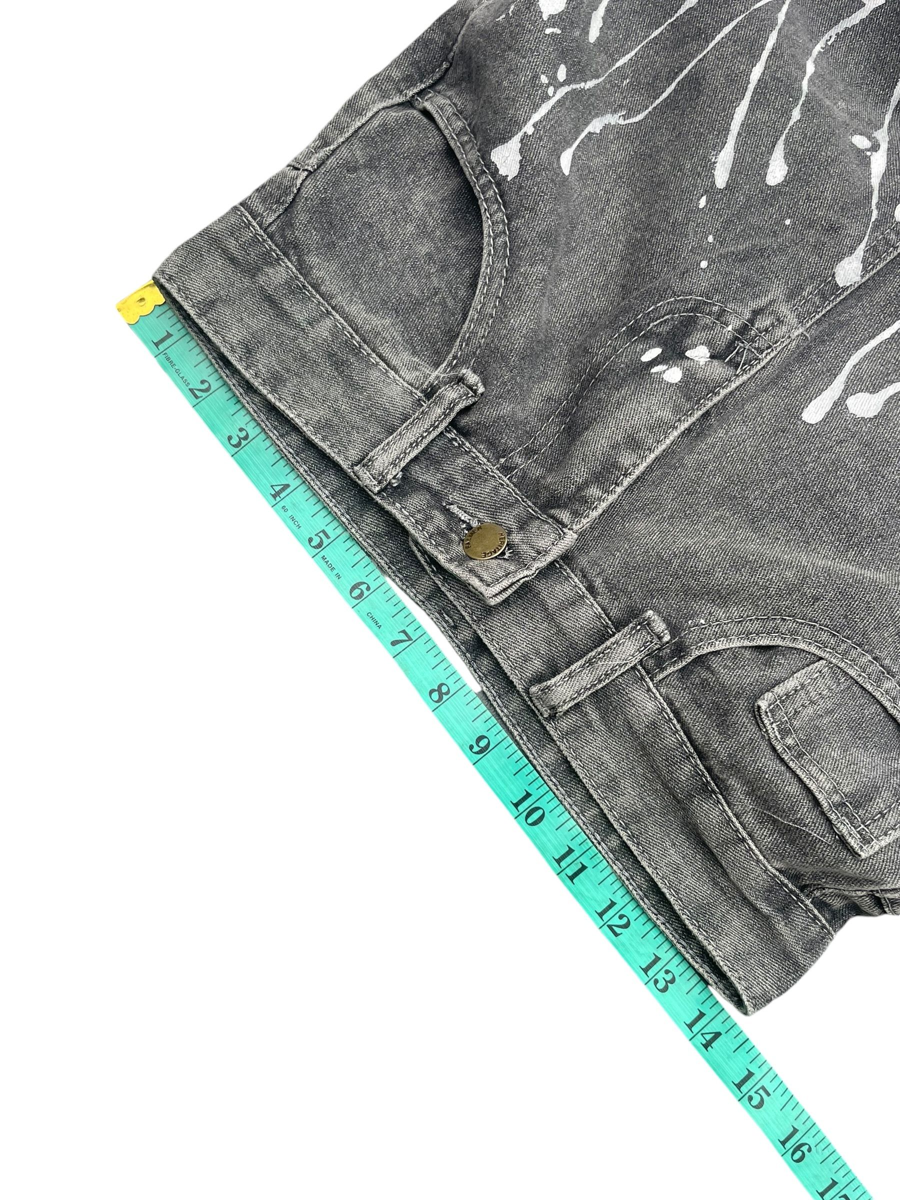 Japanese Brand Heritage Flayer Custom Distresed Denim Size US 28 / EU 44 - 15 Thumbnail