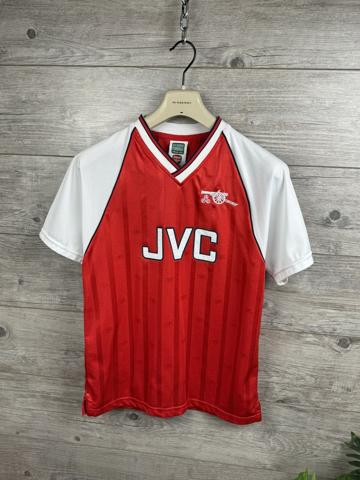 Other Arsenal JVC 90s jersey Football Shirt 1988 - 1990 style Size US S / EU 44-46 / 1 - 2 Thumbnail