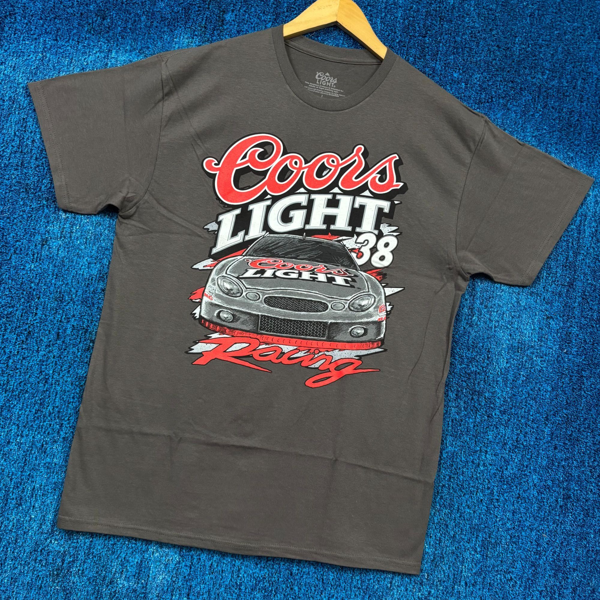 Other Coors Light Racing Team Number 38 Car Illustration Art Tee L Size US L / EU 52-54 / 3 - 3 Thumbnail