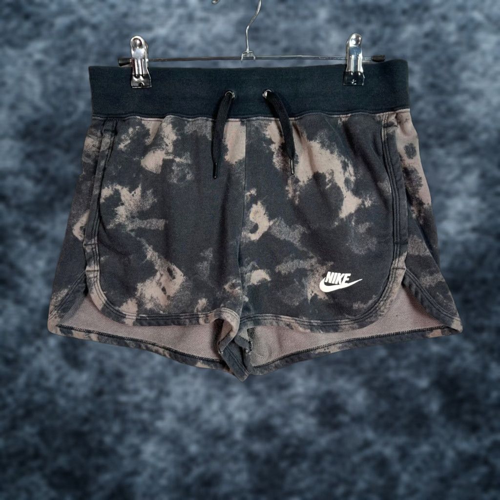 Nike Nike Womens Shorts Size Small Dark Gray Tie-Dye Athletic Gym Running Size 28" / US 6 / IT 42 - 1 Thumbnail