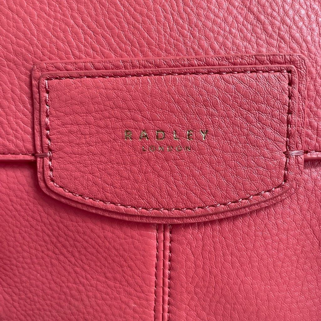 Other Radley London Pebble Leather Shoulder Bag Burnham Beeches Coral Pink Size ONE SIZE - 5 Thumbnail
