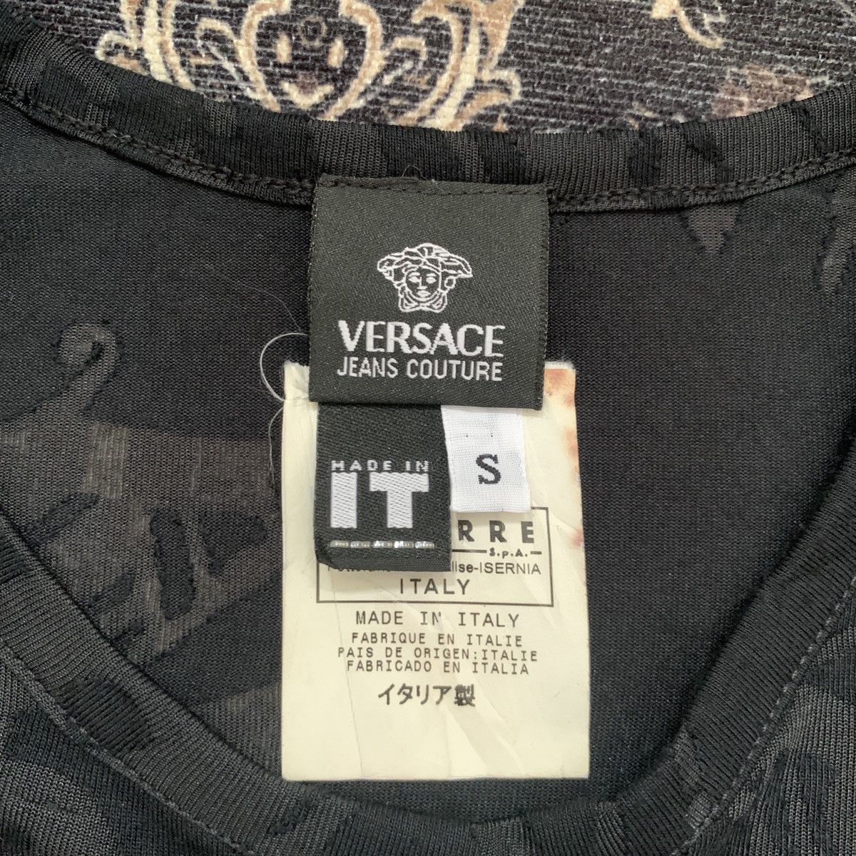 Versace Jeans Couture Versace Jeans Couture Emboss Rebel Tee Size US S / EU 44-46 / 1 - 4 Thumbnail