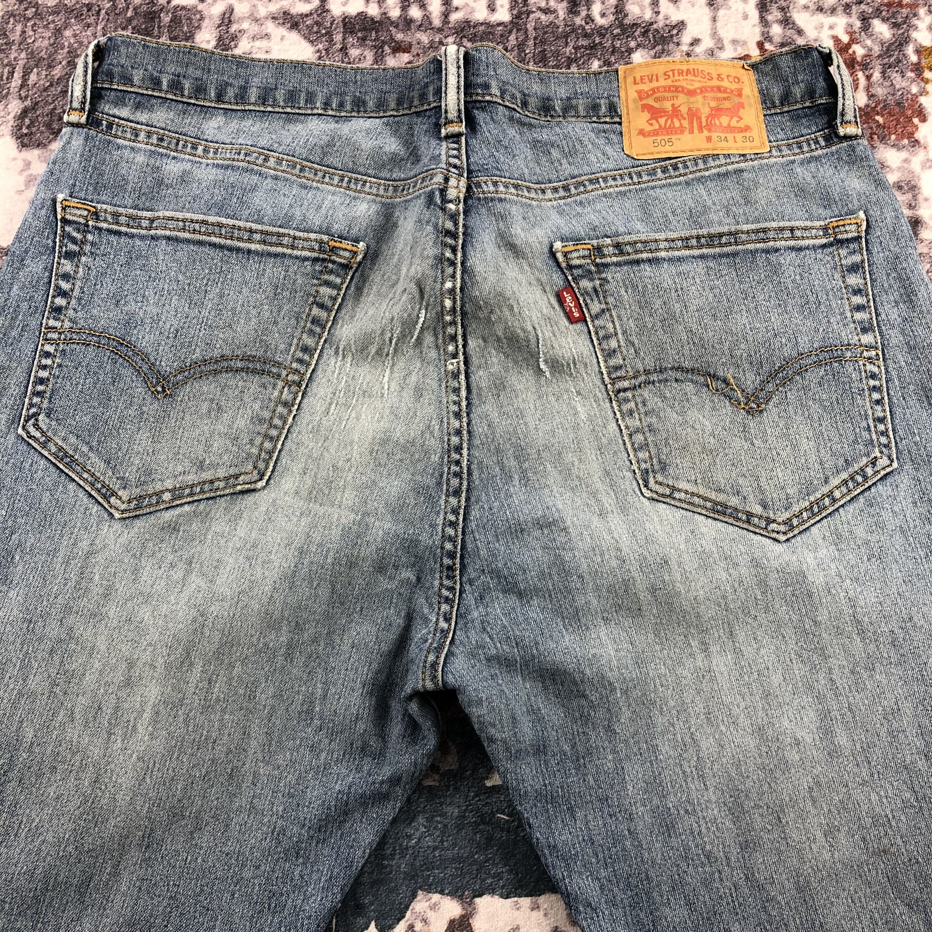 Levi's × Vintage Vintage Levis 505 Earth Tone Jeans-JM2193 Size US 36 / EU 52 - 5 Thumbnail
