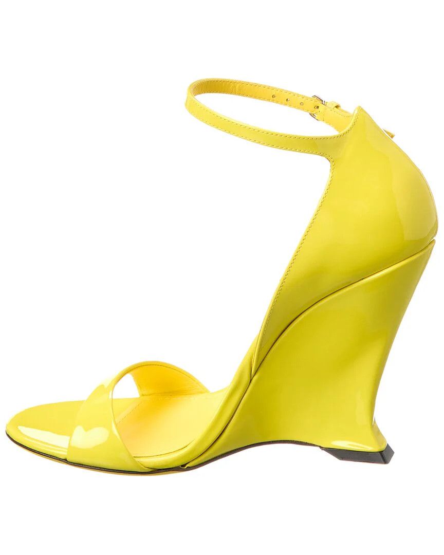 Salvatore Ferragamo o1y0426 Slingback Sandals in Yellow Size US 5.5 / IT 35.5 - 1 Thumbnail