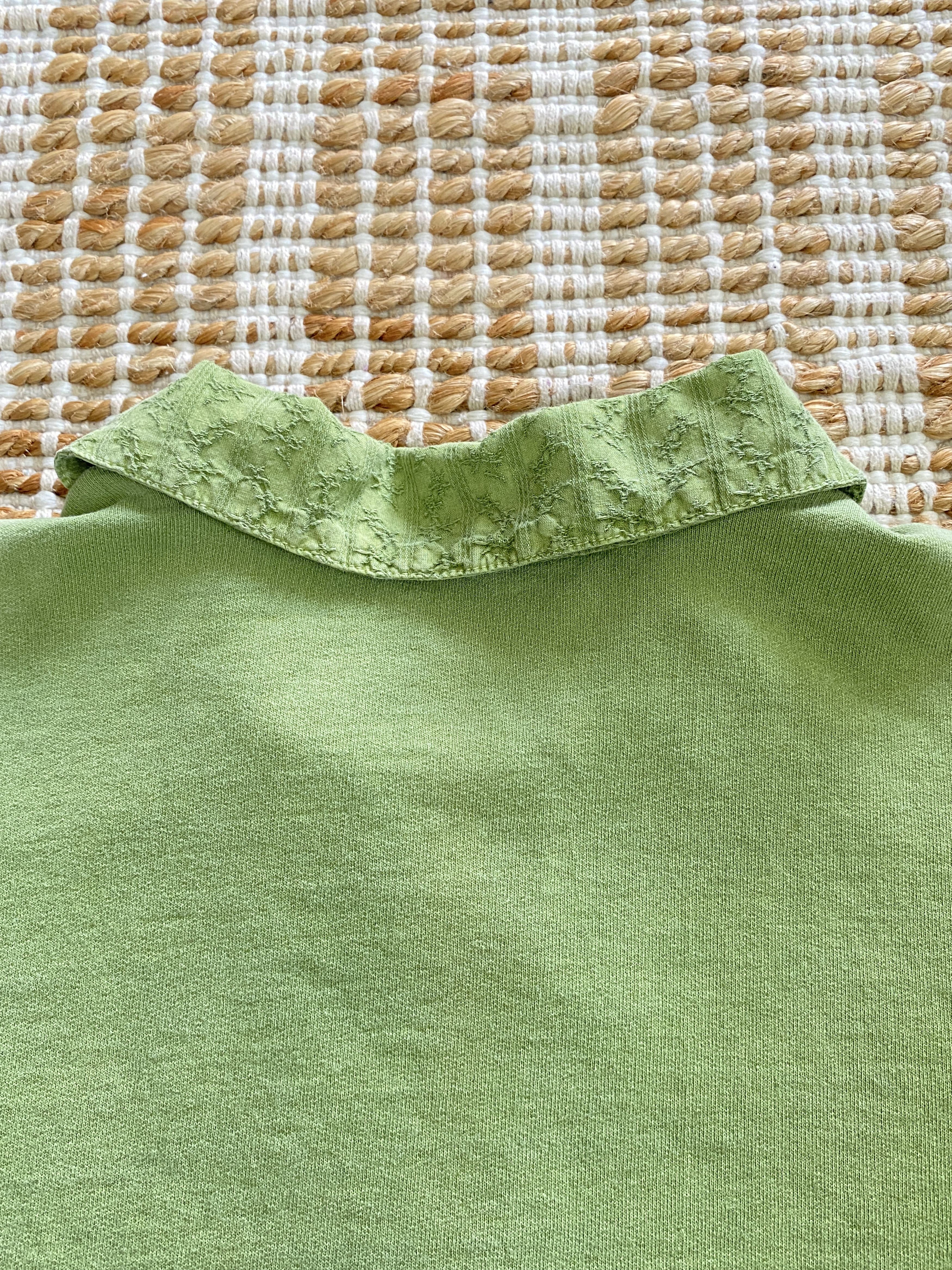 Other Vintage Focus Embroidered Zip-Up Jacket – Light Green Size M / US 6-8 / IT 42-44 - 12 Thumbnail