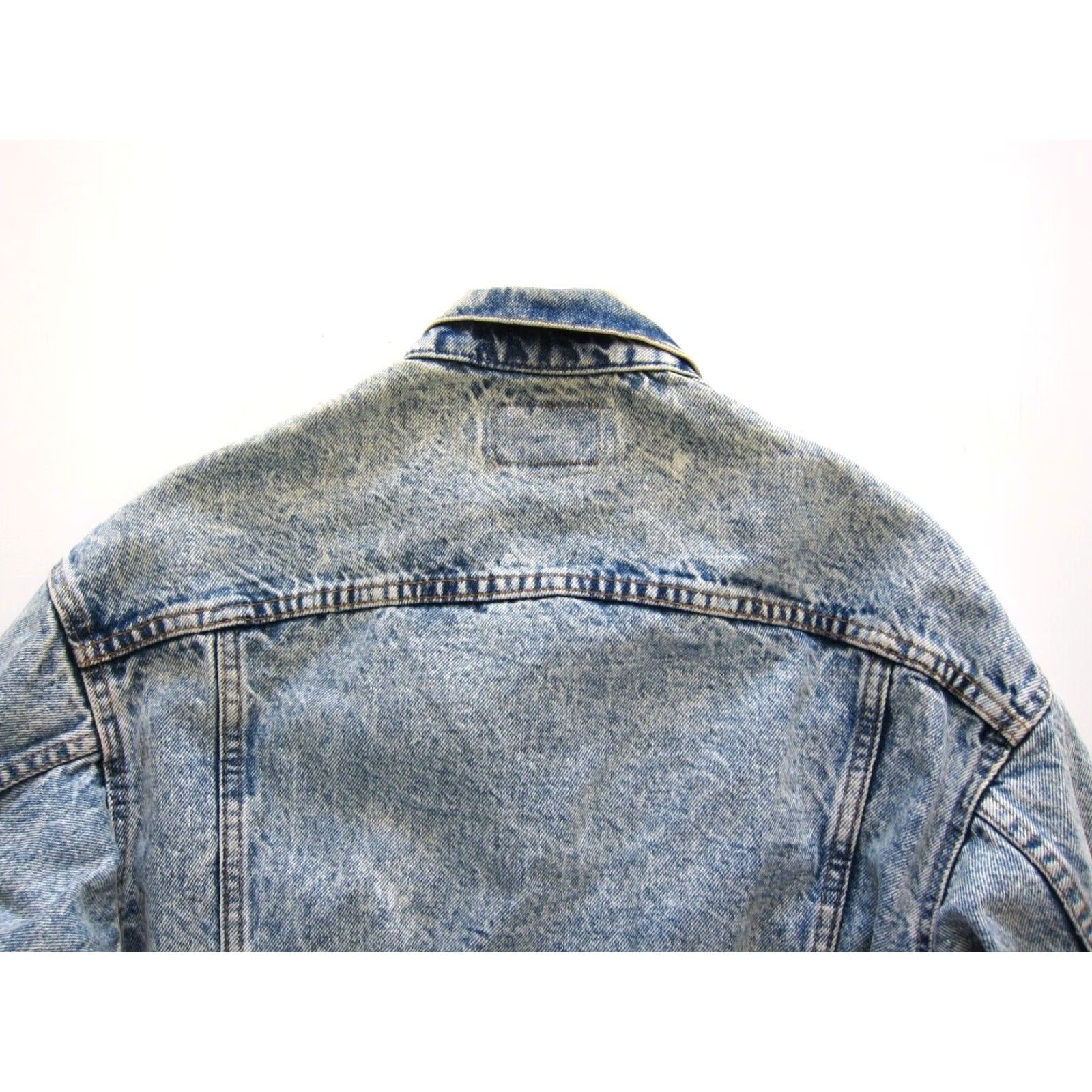 Levi's Vtg Levi's Red Tag Jean Jacket Men S Denim Distressed Cotton 70507-0219 Blue 705070219 Jeans Jacket Blocked by Vintage Details Men S Jacket Size US 29 - 7 Thumbnail