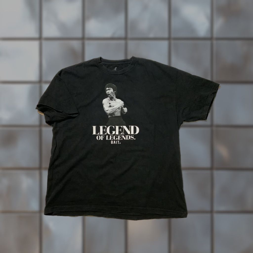 Lee Bait Bruce Lee Legend Of Legends Martial Arts Graphic Black S/S T-Shirt Sz. 2XL Size US XXL / EU 58 / 5 - 1 Thumbnail