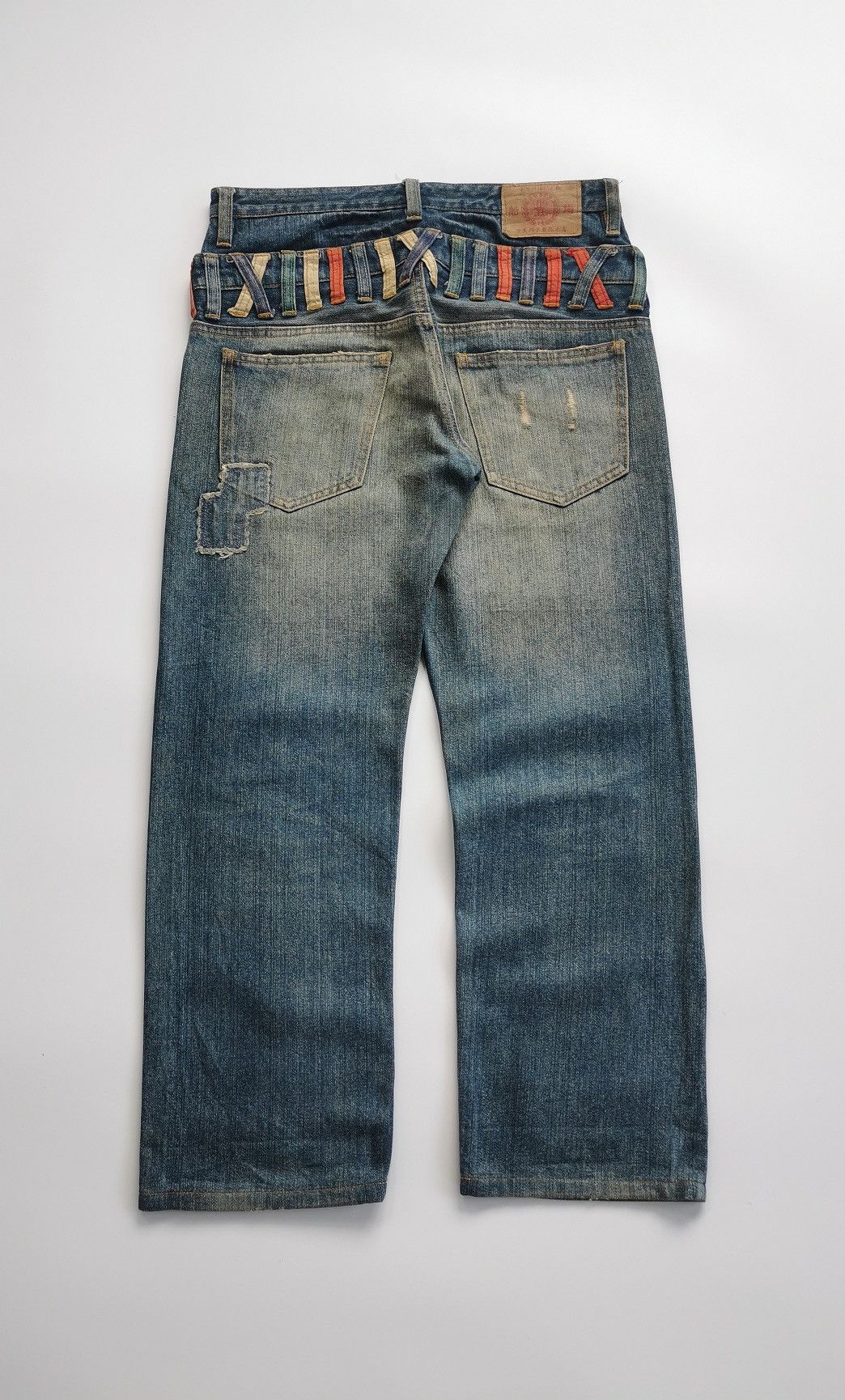 Japanese Brand Buden Japan Double Waist Mud Denim Ankle Jeans Size US 32 / EU 48 - 6 Thumbnail