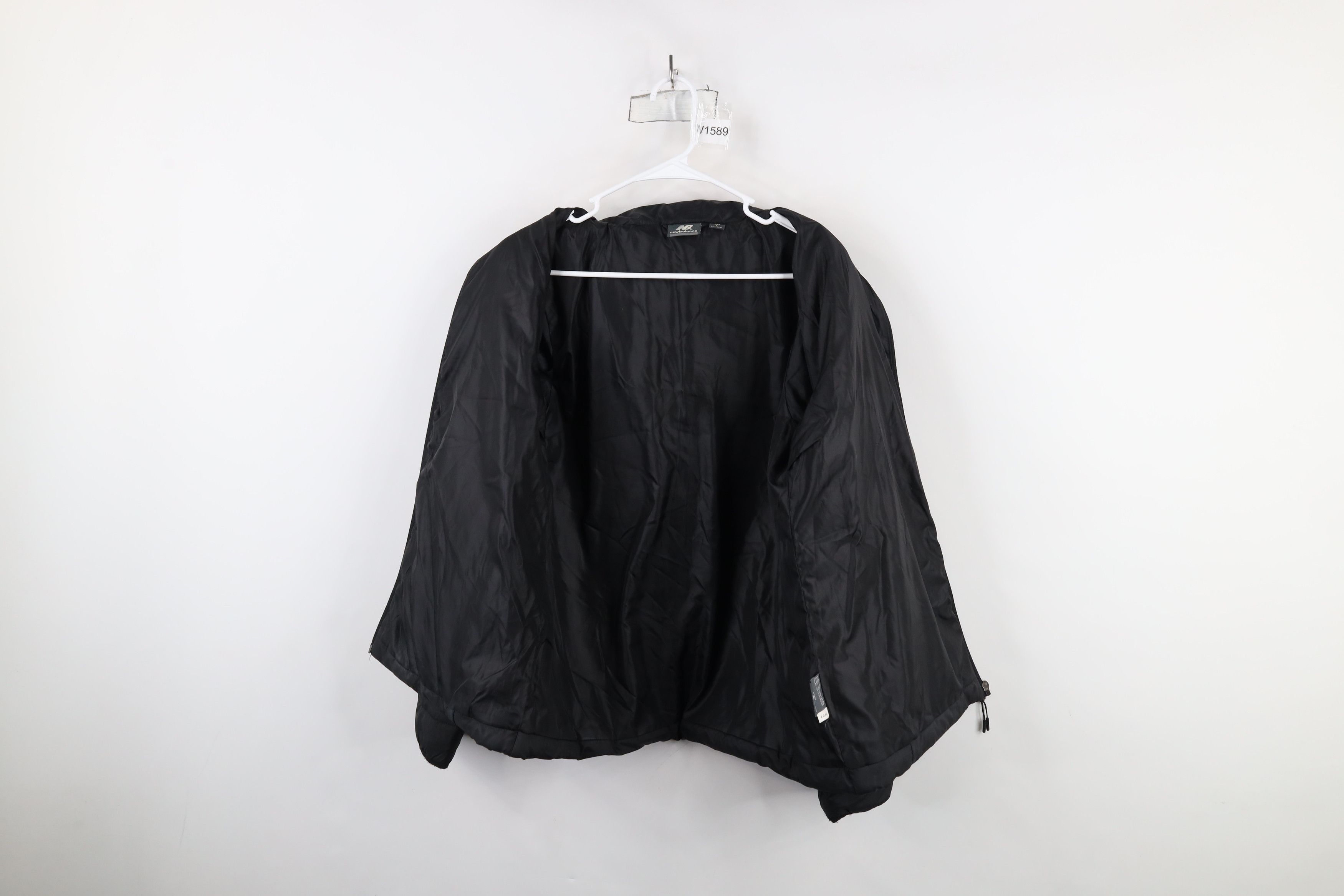 New Balance × Vintage Vintage Y2K New Balance Reflective Full Zip Puffer Jacket Size L / US 10 / IT 46 - 10 Thumbnail
