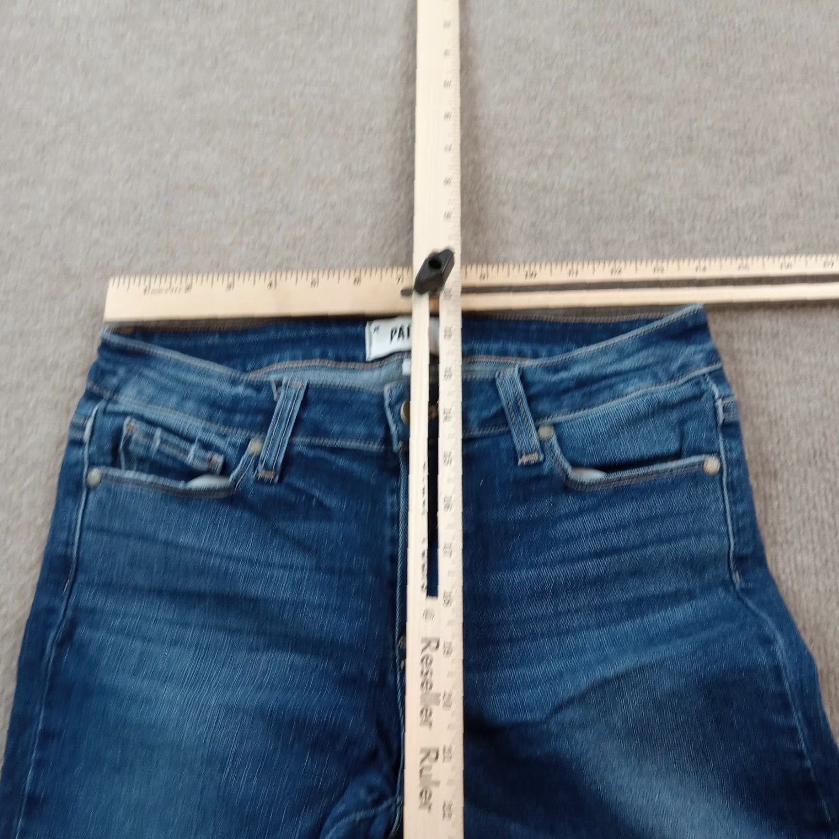 Paige Paige Jeans Women's Blue Denim Skinny Verdugo Crop Stretch Regular Size 28 Size 28" / US 6 / IT 42 - 4 Thumbnail