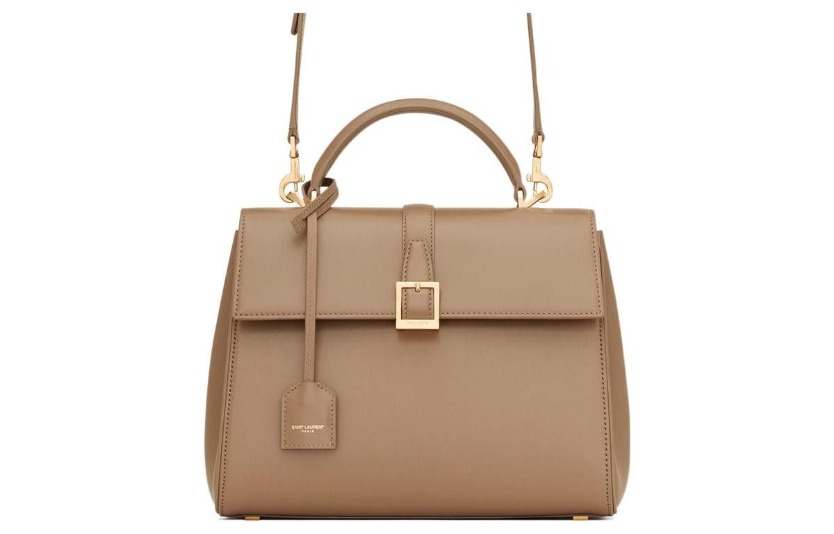 Saint Laurent Paris o1bcso1str1225 Size:OS/Le FermoirTop Handle Bag in Beige Size ONE SIZE - 1 Preview