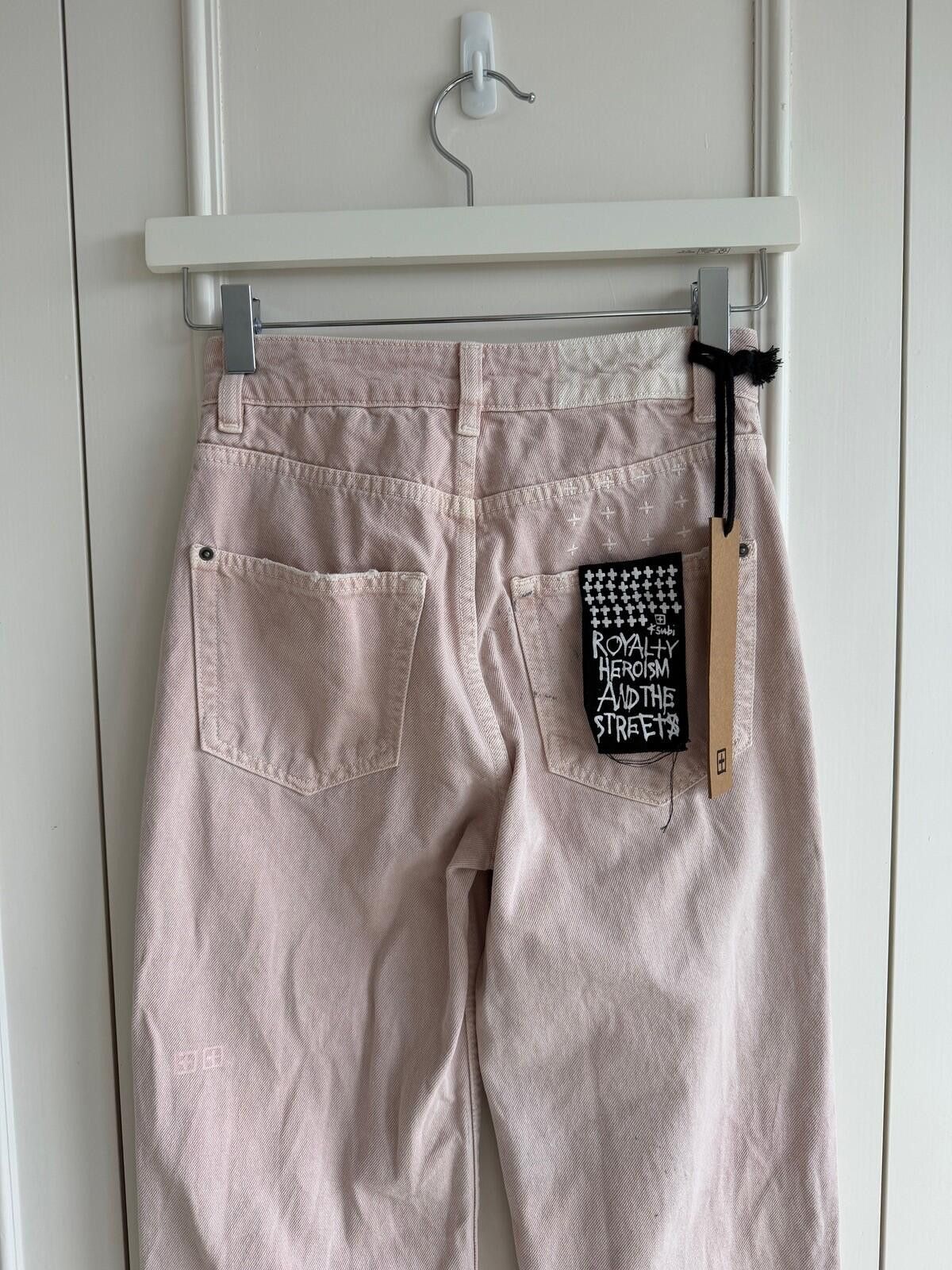 Ksubi new ksubi womens denim jeans brooklyn blush pink 24 6 s Size 24" / US 00 / IT 34 - 5 Thumbnail