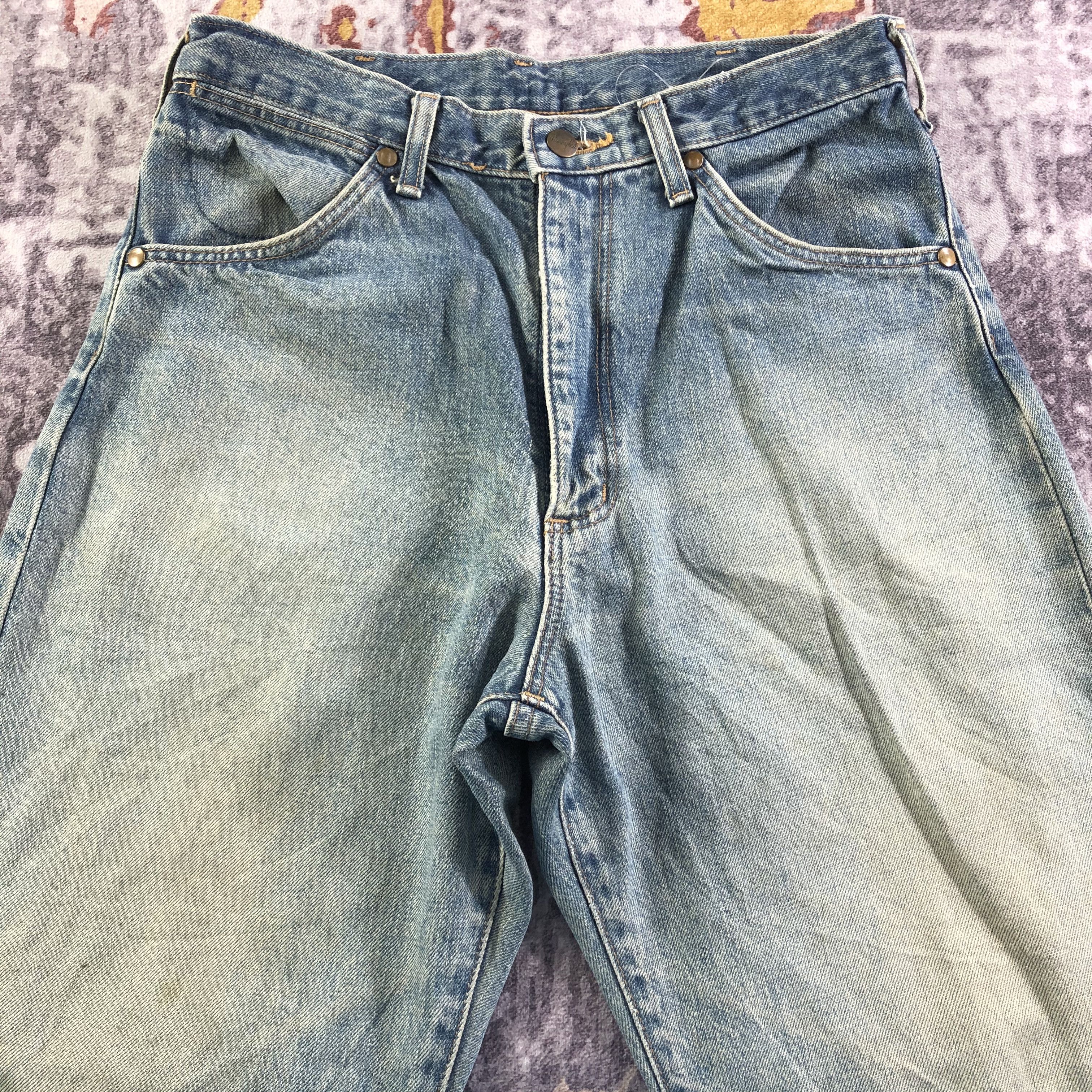 Vintage Vintage Wrangler Blue Bell Selvedge Jeans-JM3686 Size US 30 / EU 46 - 3 Thumbnail
