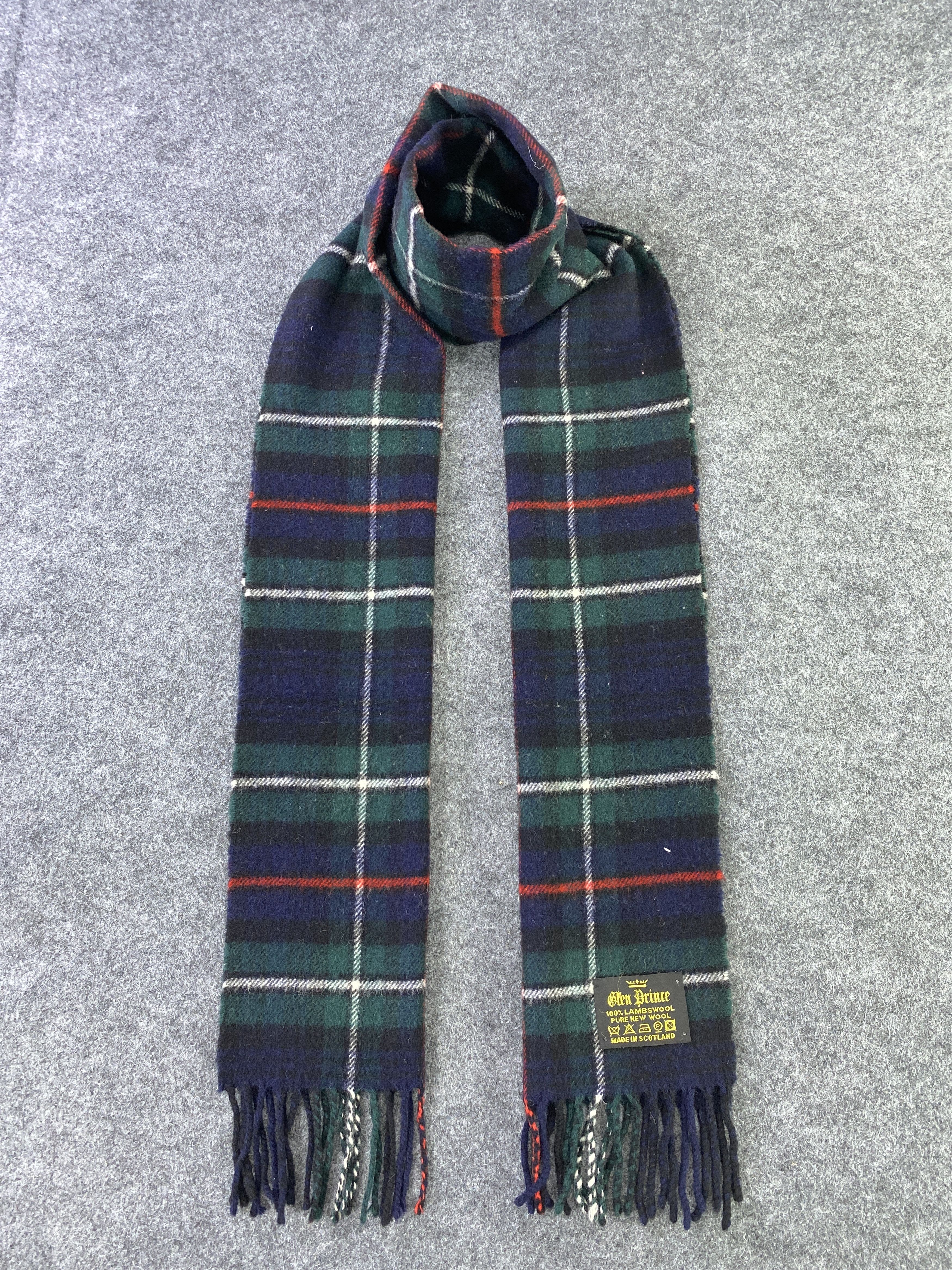 Designer Glen Prince Lambswool Scarf / Muffler / Neckwear -T578 Size ONE SIZE - 1 Thumbnail