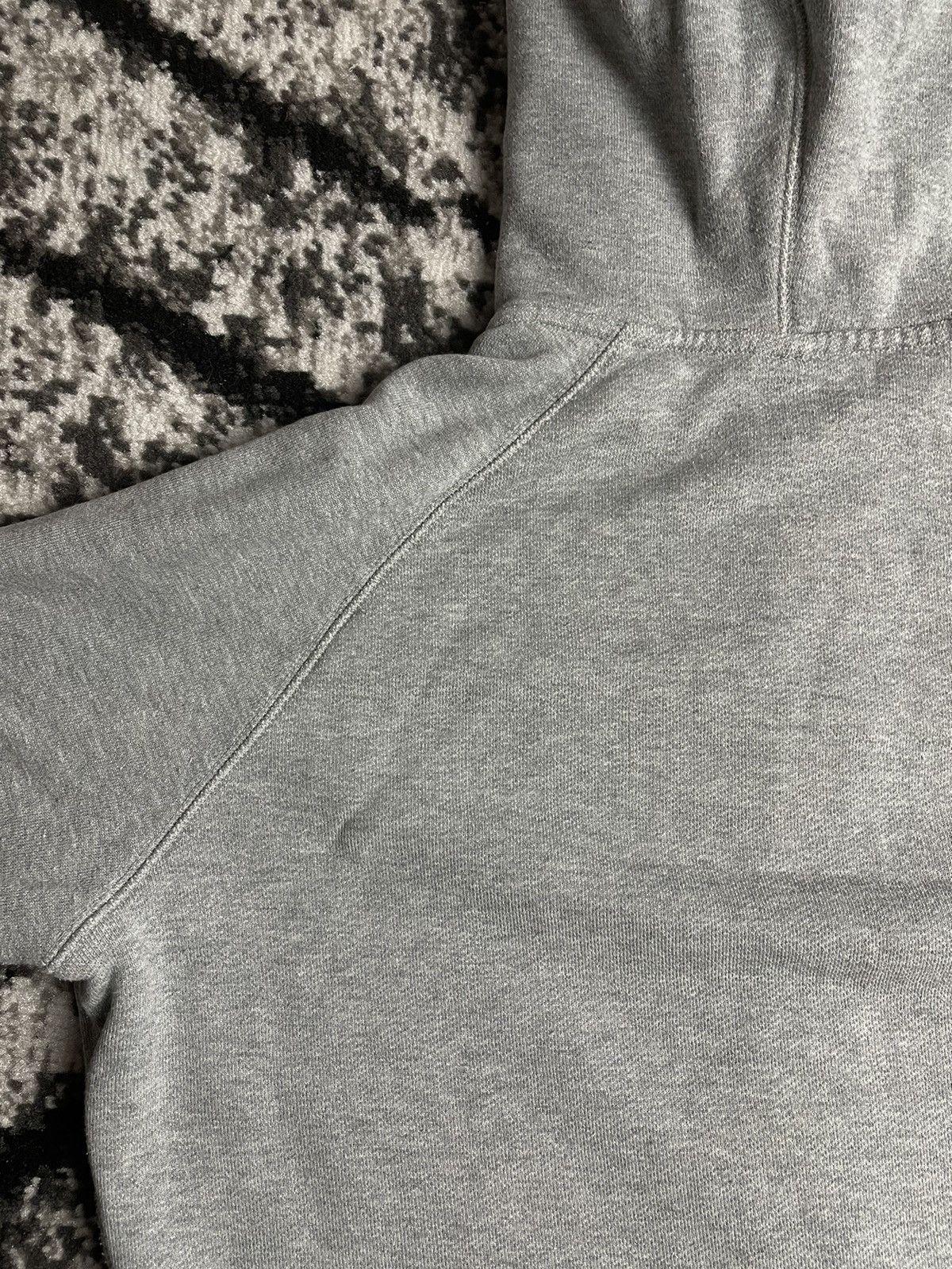 Nike × Vintage Vintage 90’s Nike Full Zip Basic Gray Hoodie Size US M / EU 48-50 / 2 - 8 Thumbnail