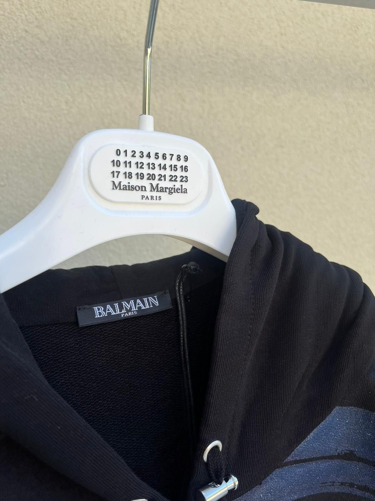 Balmain Q:2 Japan Tokyo Print Side Zip Hoodie in Black / Multicolor Size US L / EU 52-54 / 3 - 10 Thumbnail