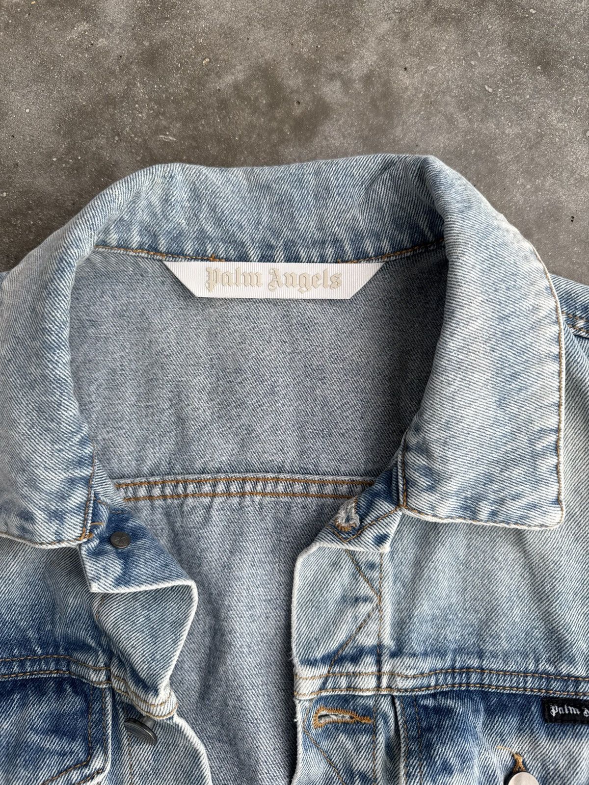 Palm Angels Palm Angels Denim Jeans Jacket Streetwear Hype Sneakers rare Size US L / EU 52-54 / 3 - 4 Thumbnail