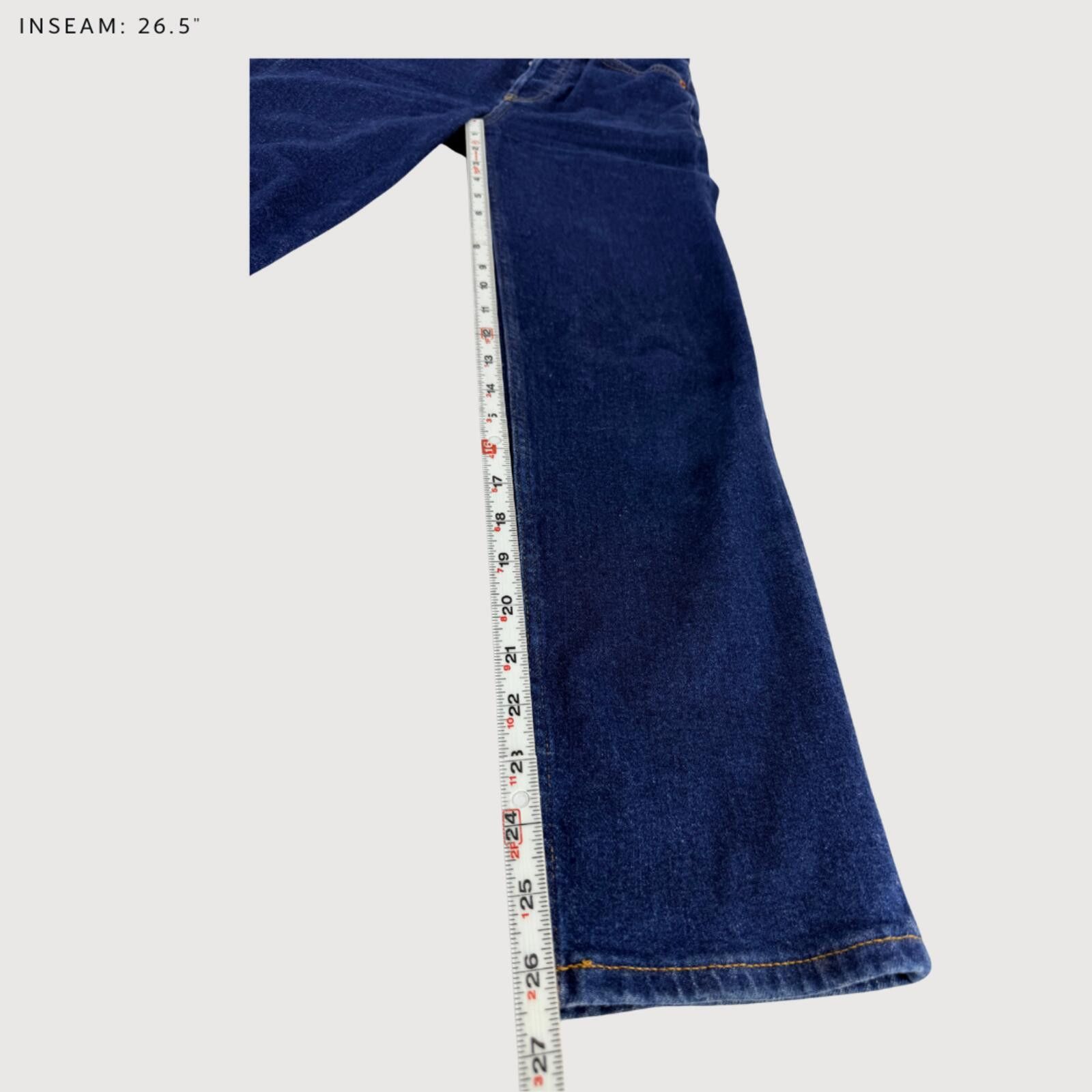 RE/DONE RE/DONE 70s Ultra High Rise Stove Pipe Jeans 24 Size 24" / US 00 / IT 34 - 8 Thumbnail