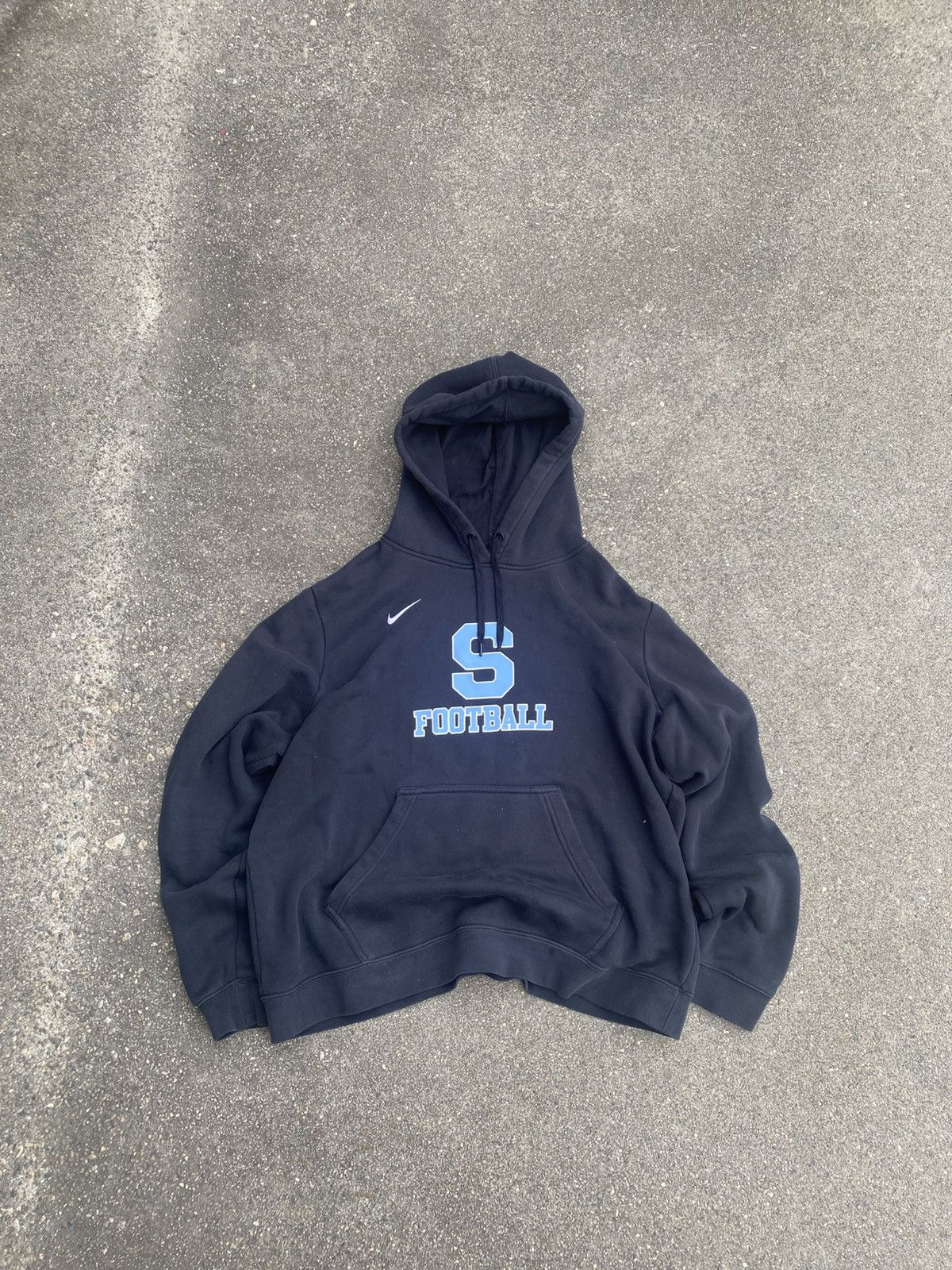 Nike × Vintage Nike Vintage college hoodie Size US XXL / EU 58 / 5 - 1 Thumbnail