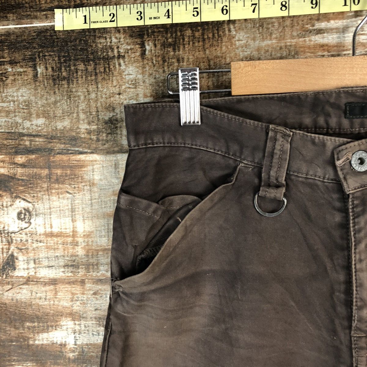 Japanese Brand Cau ooo Brown vintage Casual Pants #A1425 Size US 30 / EU 46 - 7 Thumbnail
