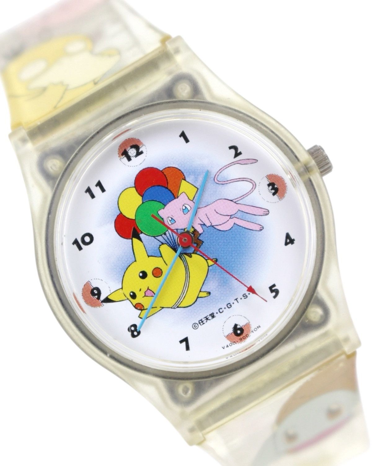 Pokemon 1999 POKÉMON X ANA EXCLUSIVE BALLOON PIKACHU & MEW WATCH Size ONE SIZE - 3 Thumbnail