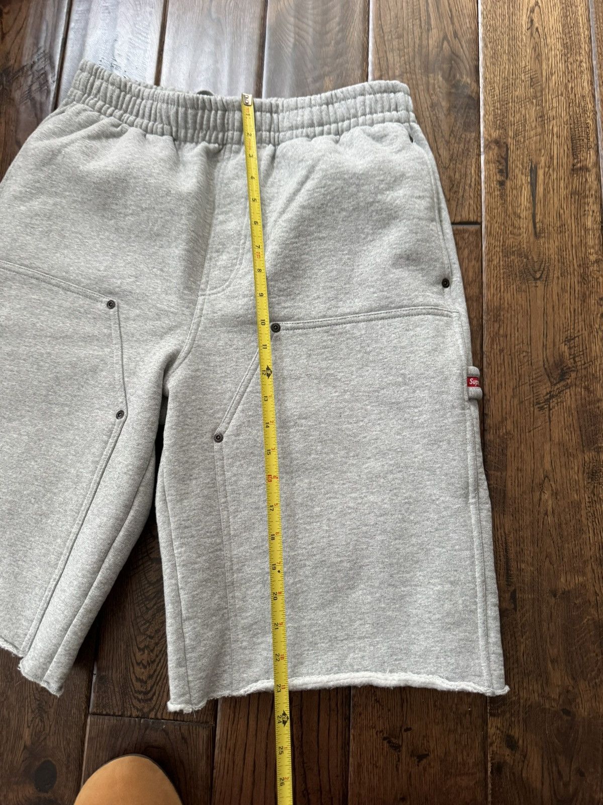 Supreme Supreme Double Knee Painter Sweatshorts Grey Size US 30 / EU 46 - 4 Thumbnail