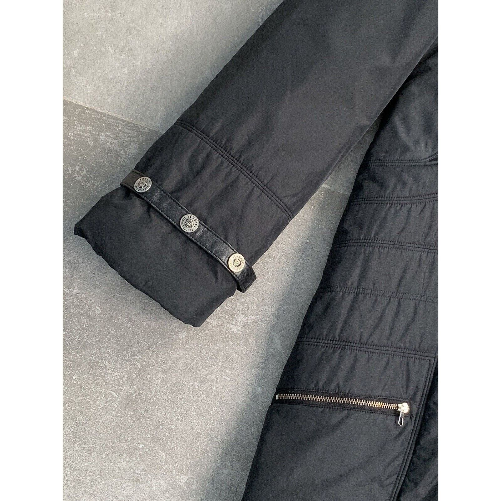Versace Jeans Couture Women's VERSACE Medusa LEATHER TRIM Long Parka Jacket Coat M Size M / US 6-8 / IT 42-44 - 14 Thumbnail