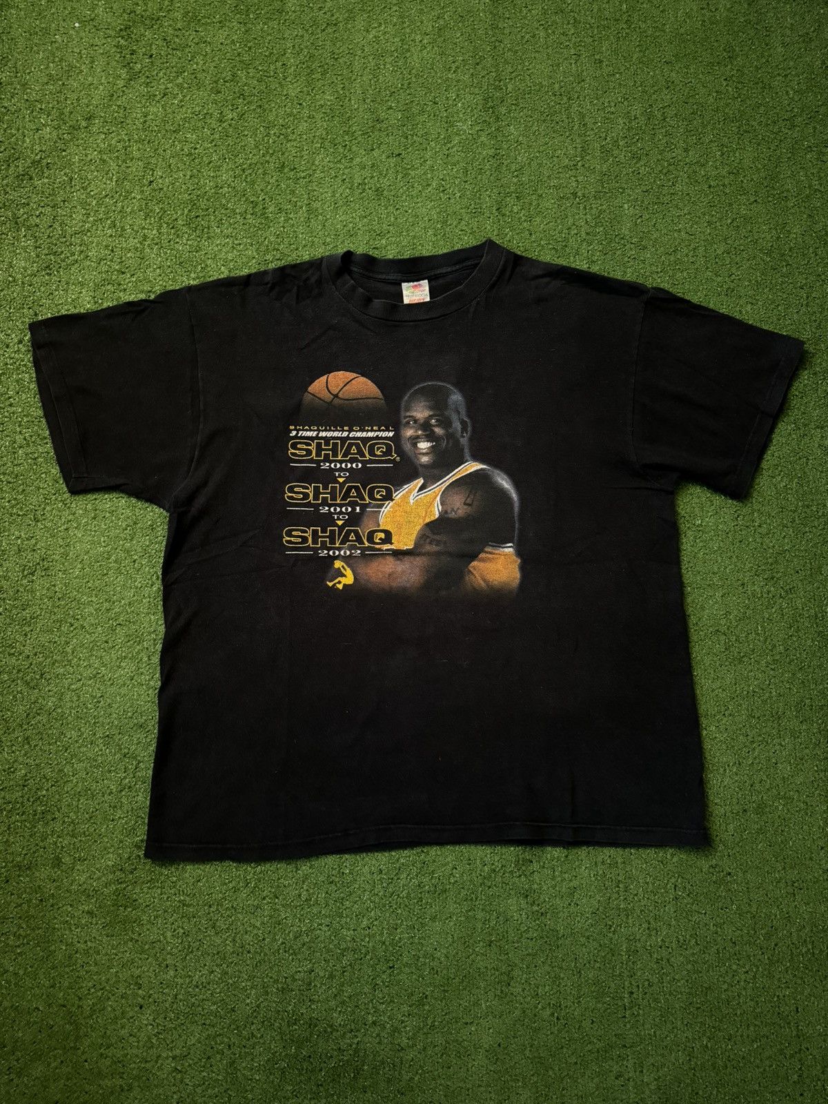 Image of Vintage Nba Shaquille O’Neal La Lakers Basketball Shirt in Black, Men's (Size XL)