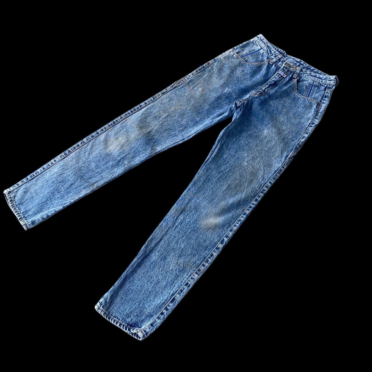 Vintage Vintage 80s/90s Edwin Acid Wash Dirty Tapered Retro Grunge Size US 28 / EU 44 - 1 Thumbnail