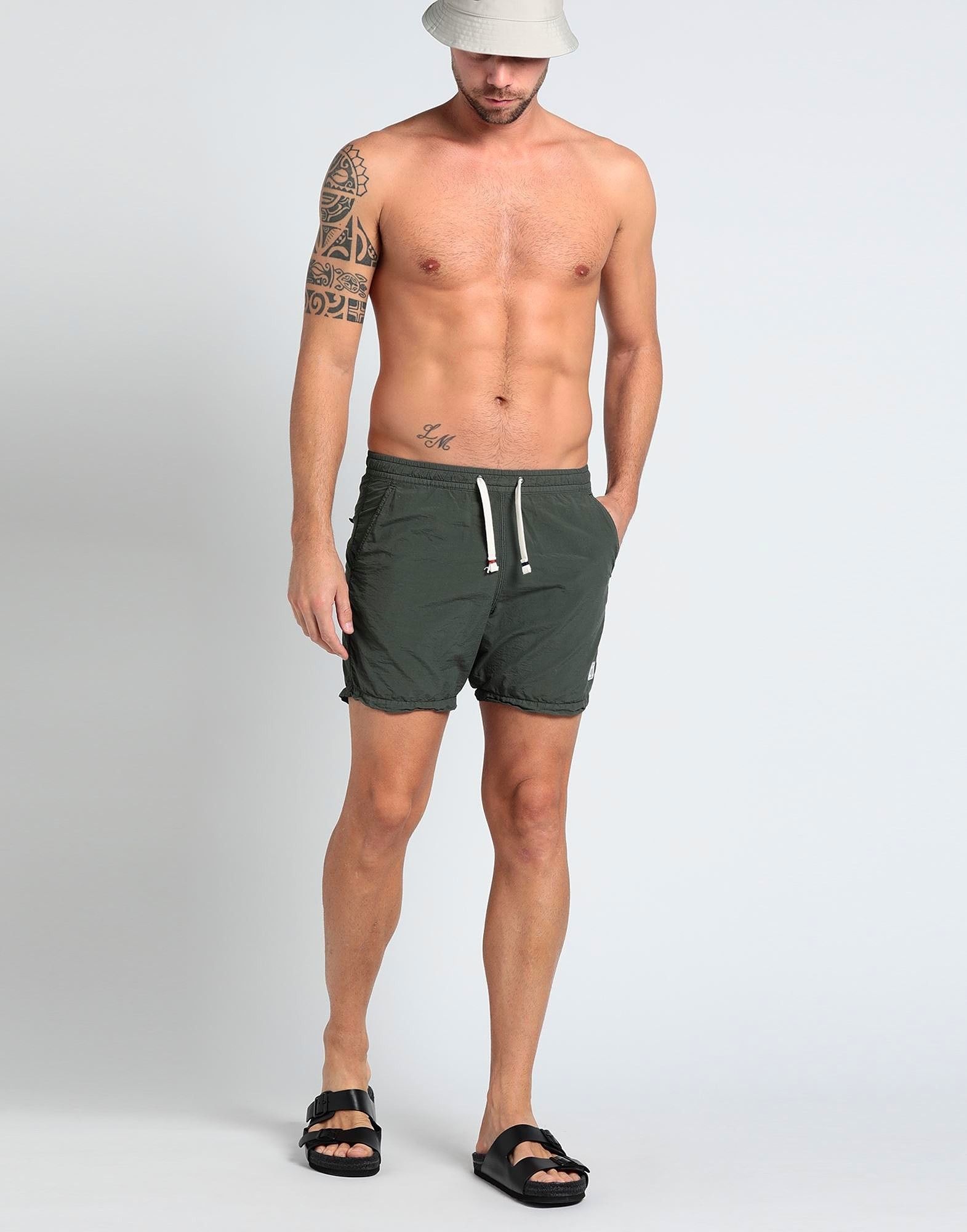image of Altea Military Green Swim Trunks Italy Size Xxs Fits Size 30, Men's
