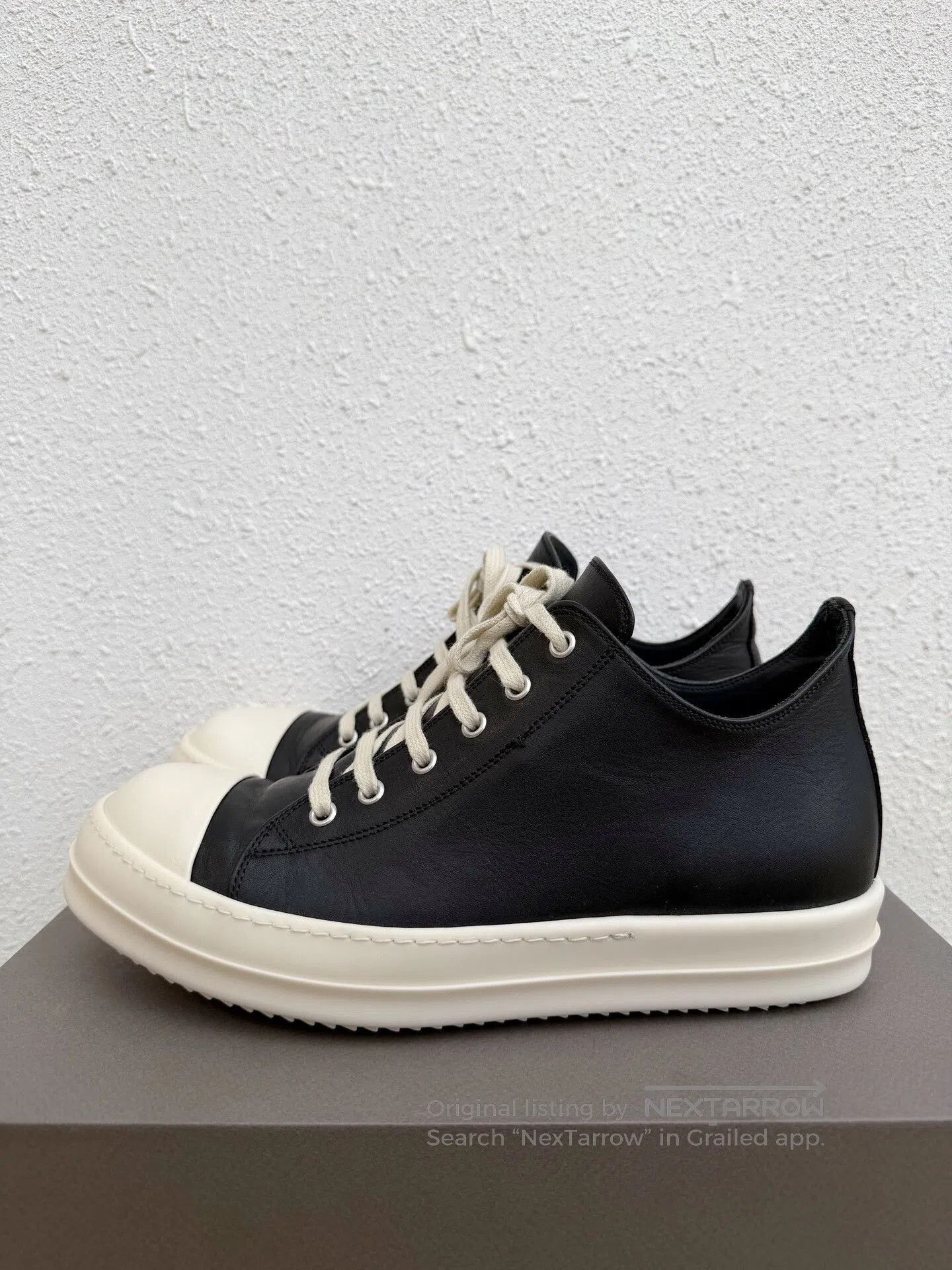 Rick Owens Rick Owens RO Low-Top Leather Shoes. Size US 9 / EU 42 - 2 Thumbnail
