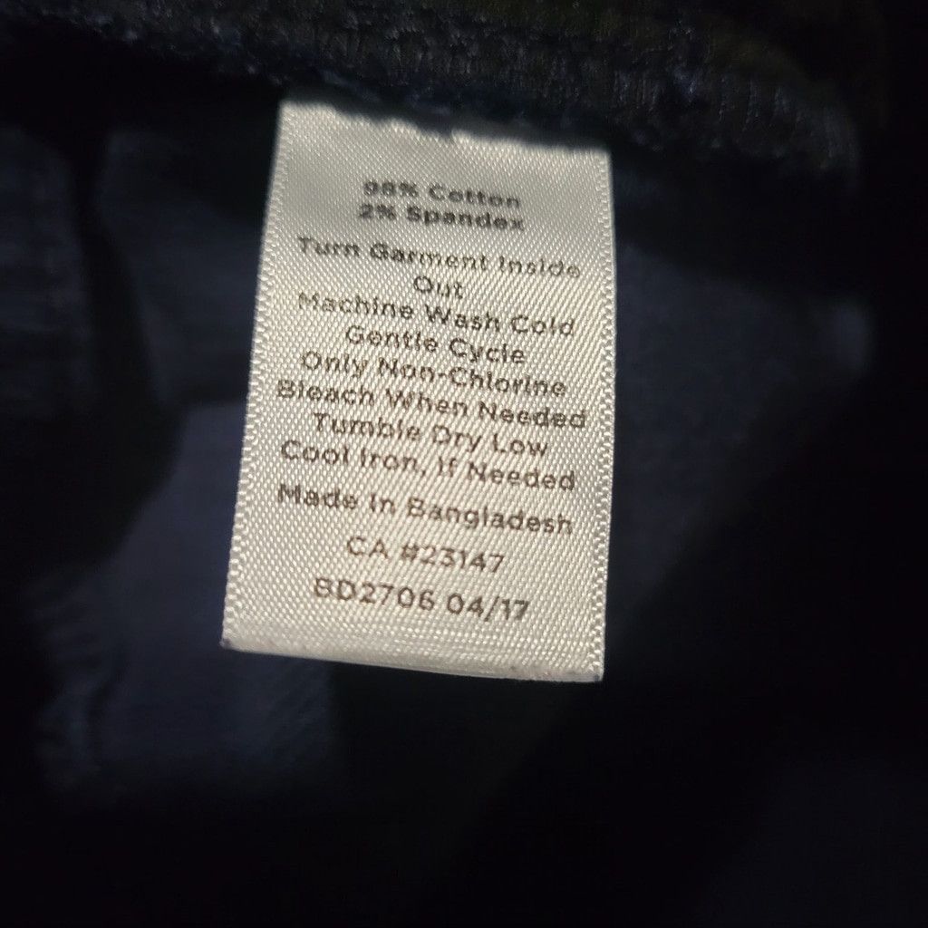 Talbots Talbots Simply Flattering 5 Pocket Straight Navy Corduroy Pa Size 40" / US 18 - 10 Thumbnail