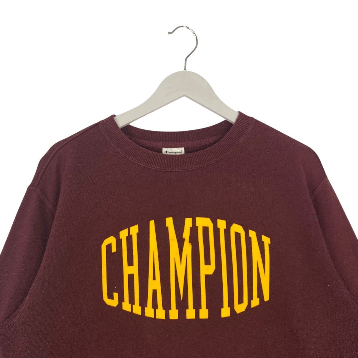 Other Vintage Champion Sweatshirt Crewneck Maroon Big Logo Size L Size US L / EU 52-54 / 3 - 4 Thumbnail