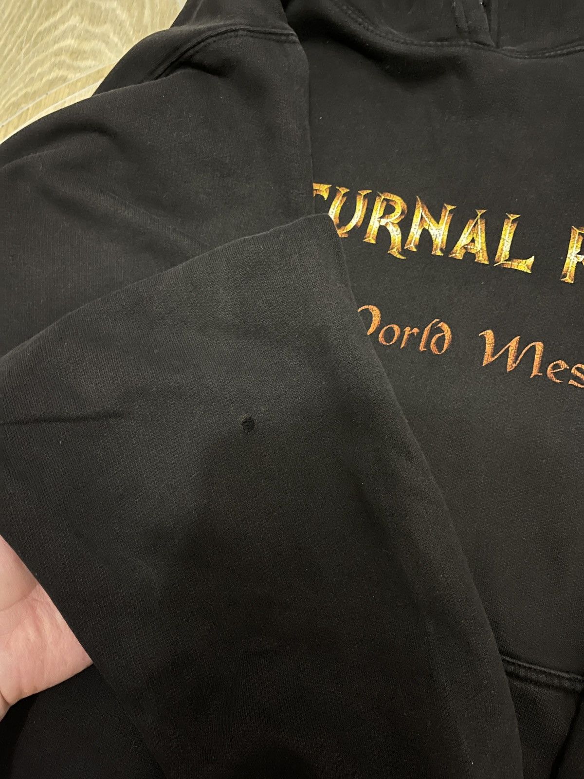 Band Tees × Vintage Nocturnal Rites New World Messiah vintage distressed hoodie Size US L / EU 52-54 / 3 - 19 Thumbnail