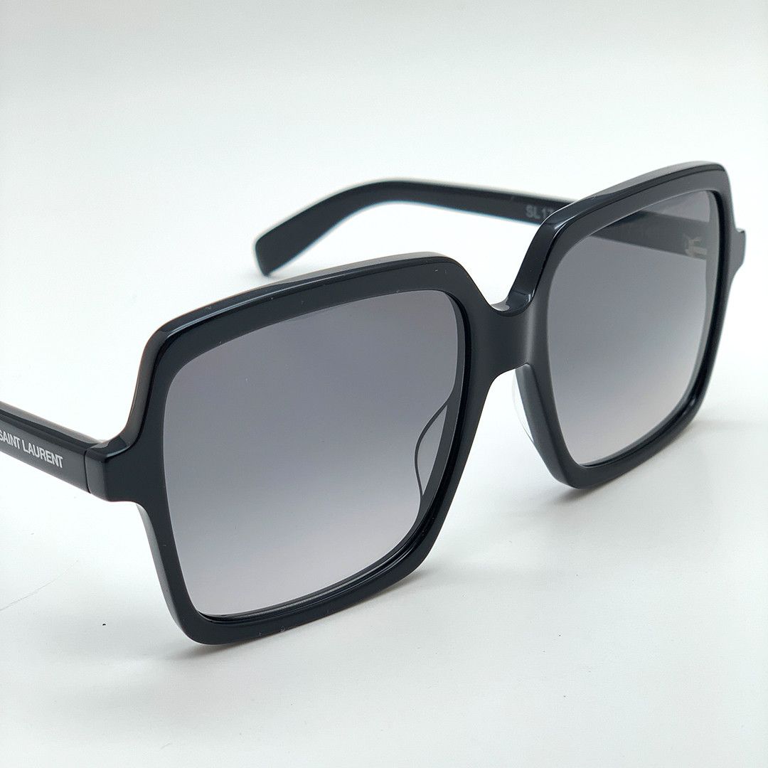 Saint Laurent Paris NEW Saint Laurent SL174 001 Oversized Women Sunglasses Size ONE SIZE - 5 Thumbnail