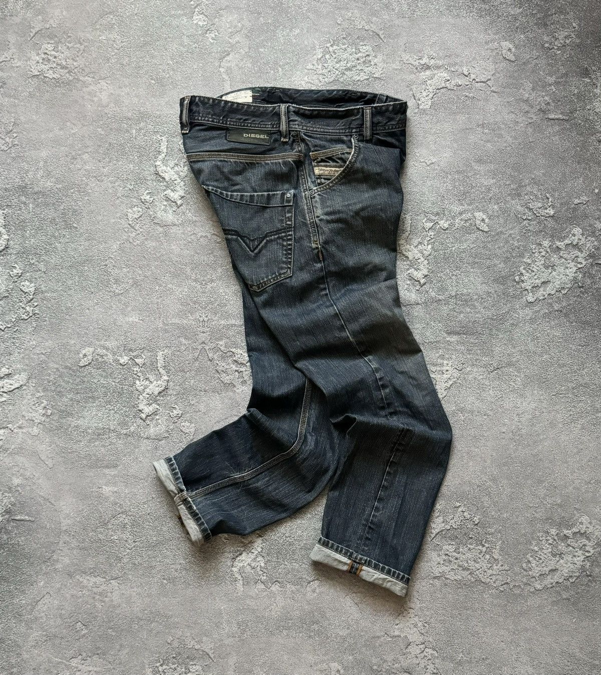 Diesel × Diesel Black Gold × Vintage Diesel 31/32 krooley wash 0088z denim pant trouser Jean chin Size US 31 - 1 Thumbnail