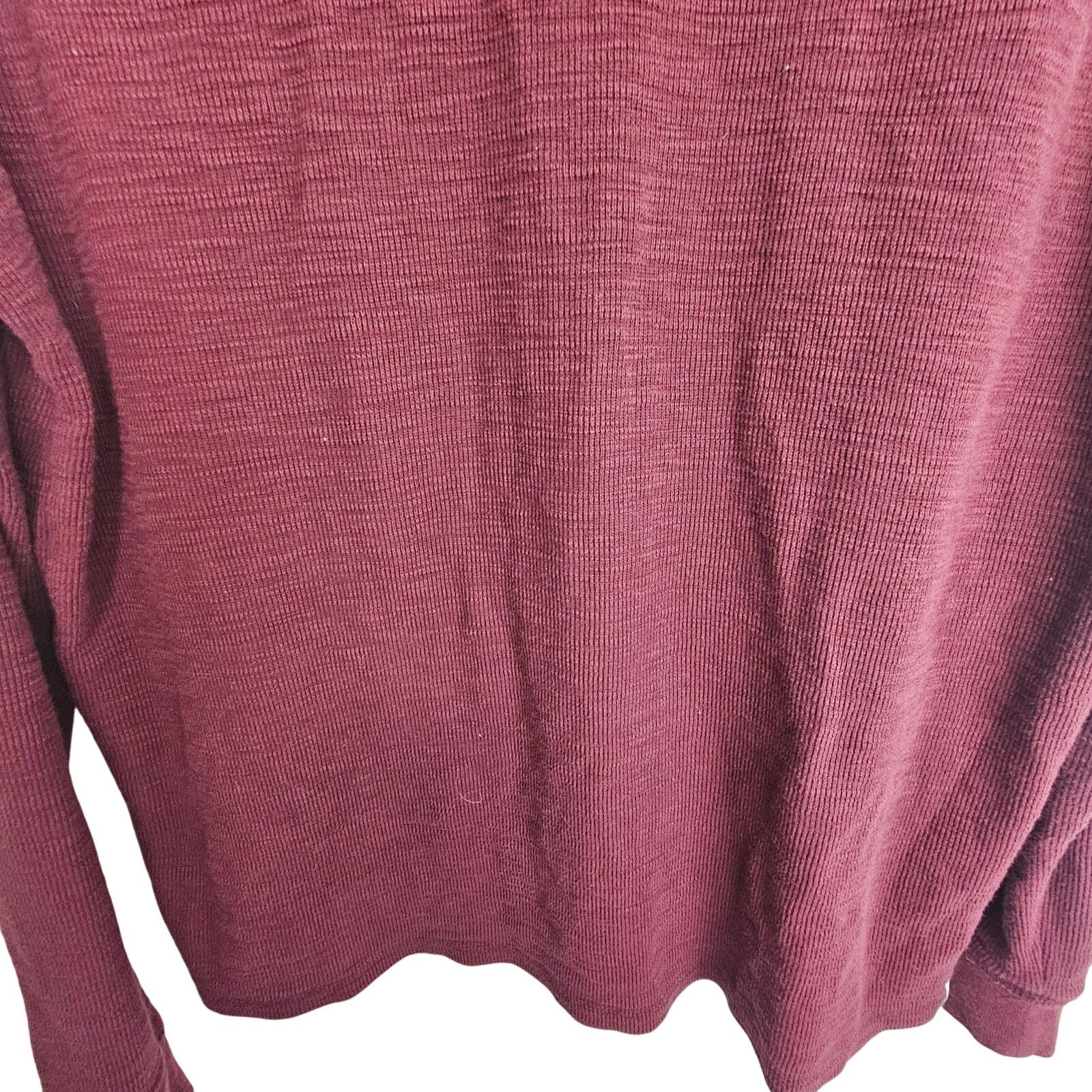 Lucky Brand Lucky Brand Shirt L Red Lived In Thermal Shirt LS Crew Neck Size US L / EU 52-54 / 3 - 3 Thumbnail