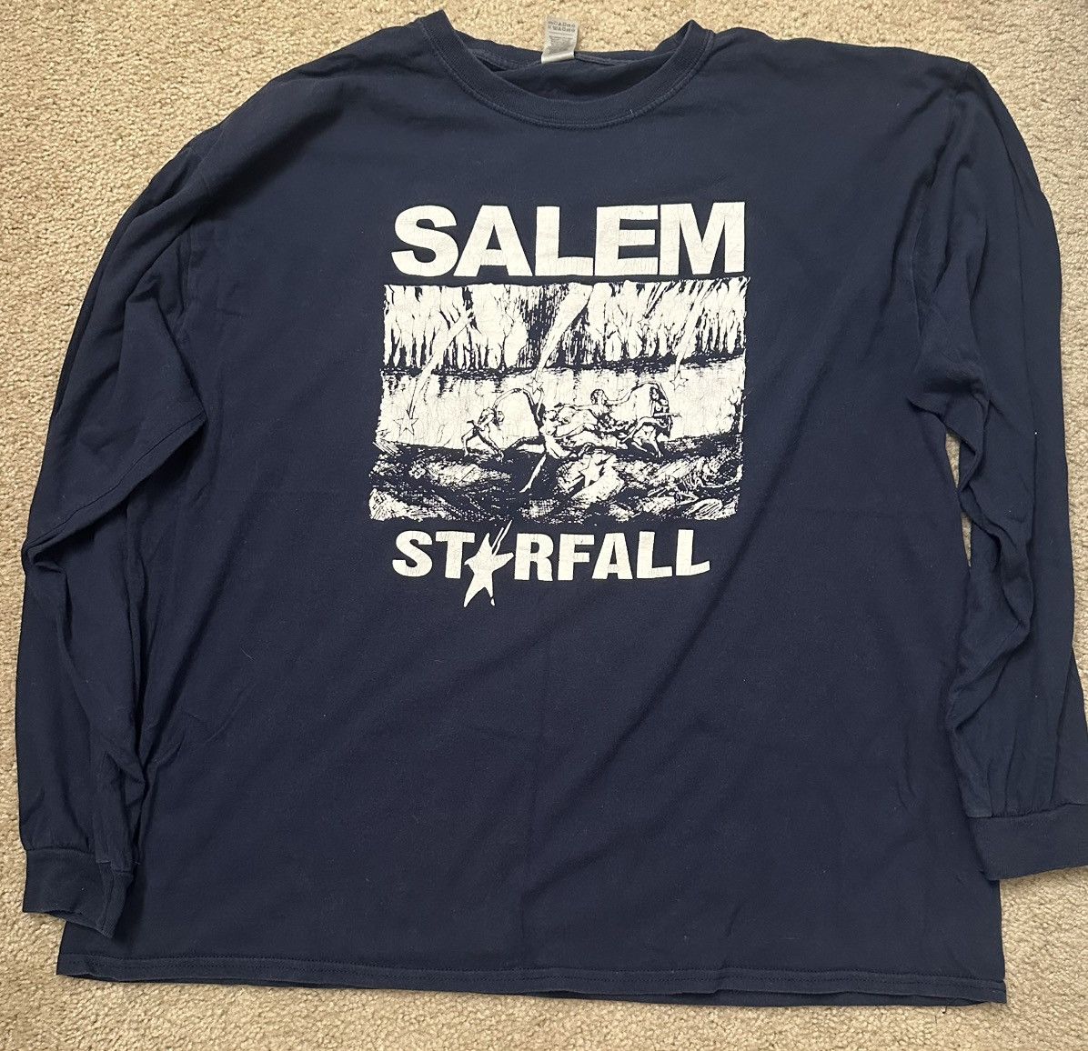 S4LEM S4LEM “Starfall” Long Sleeve Tee Navy XXL | Grailed