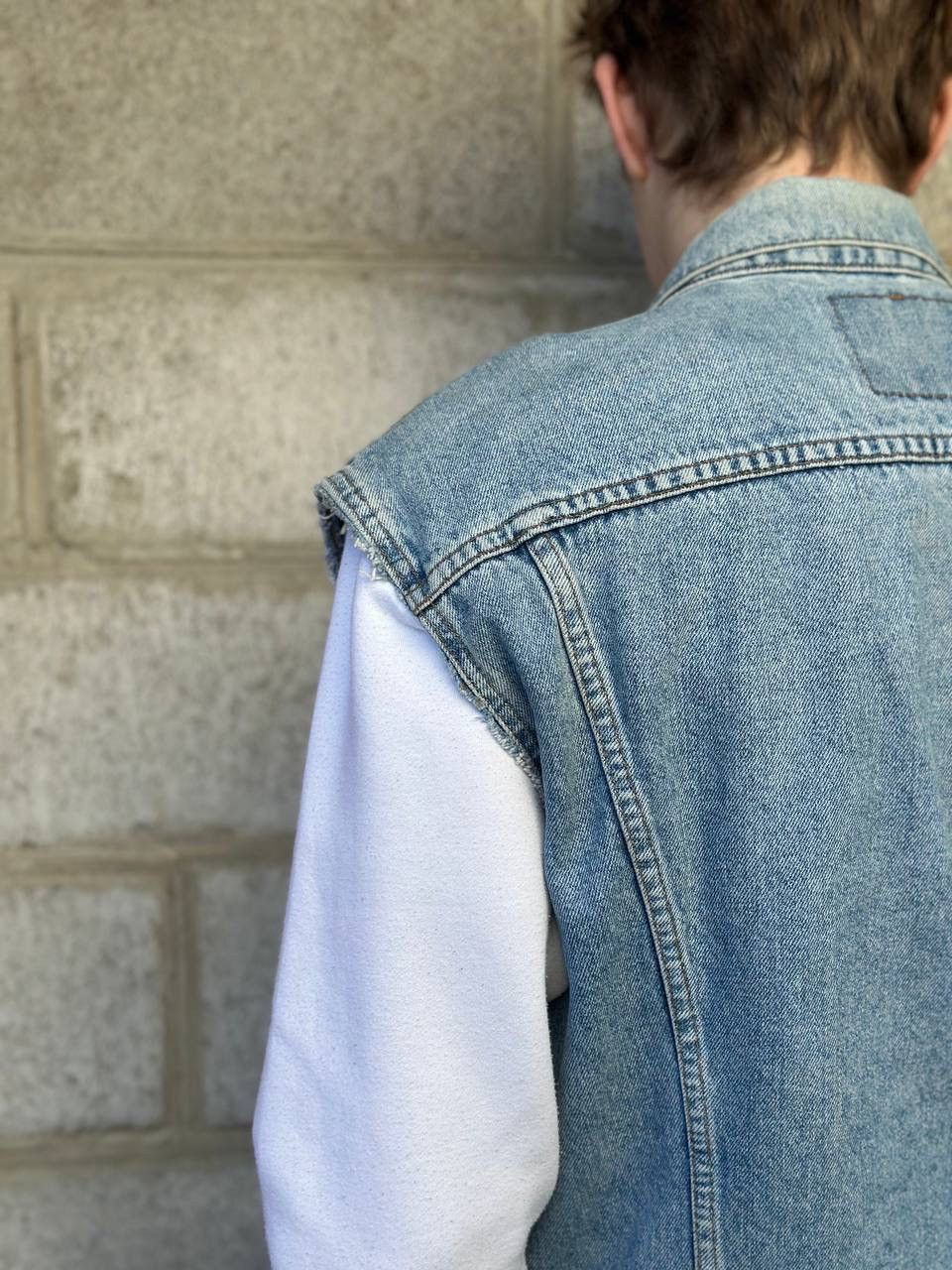 Levi's Vintage Clothing VTG 90s Levi’s Denim Vest Y2K Size L 00s USA Hype Trend USA Size US L / EU 52-54 / 3 - 7 Thumbnail