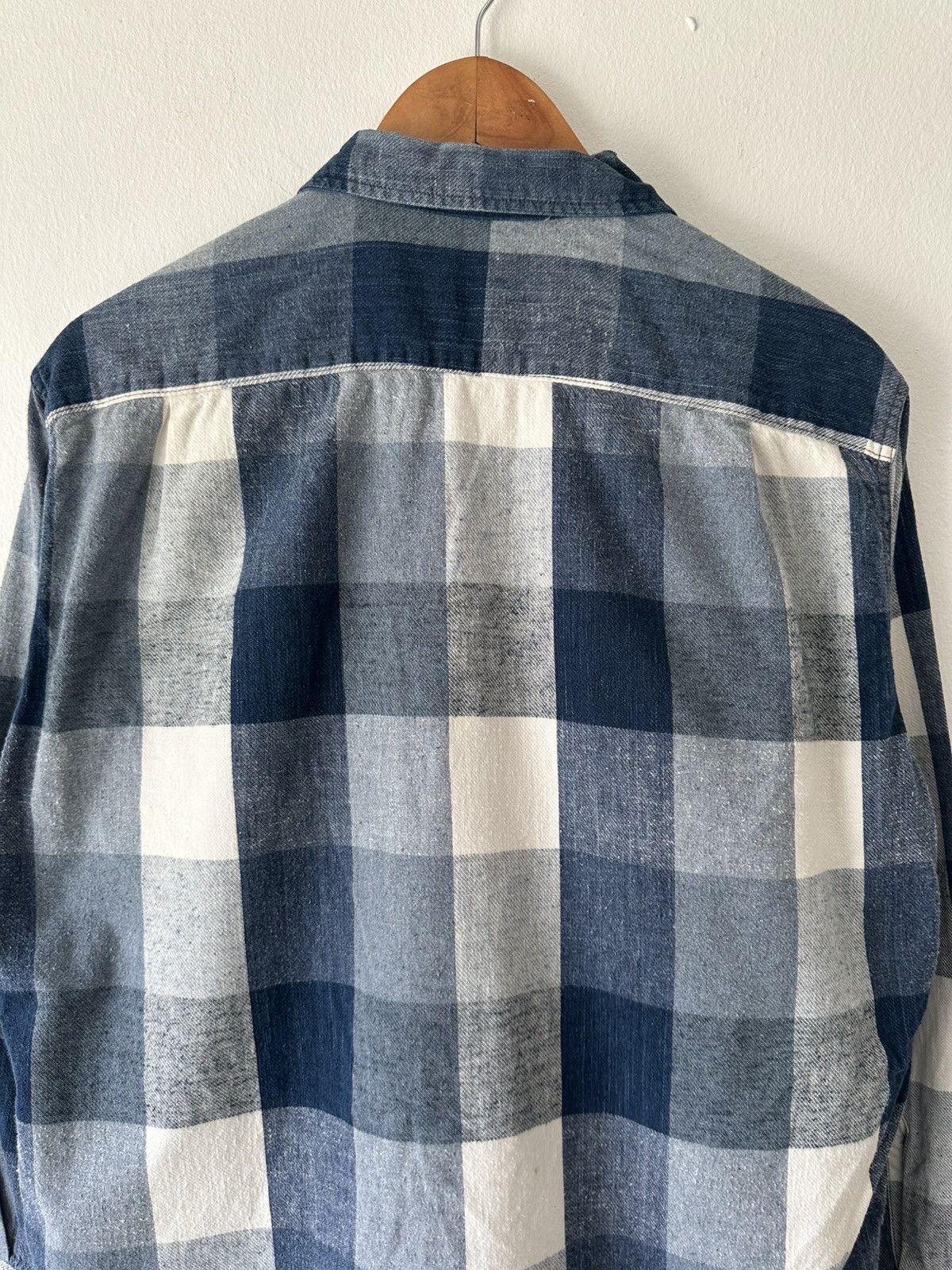 Blue Blue Japan Blue/Blue Indigo Plaid Workwear Shirt Size US M / EU 48-50 / 2 - 6 Thumbnail